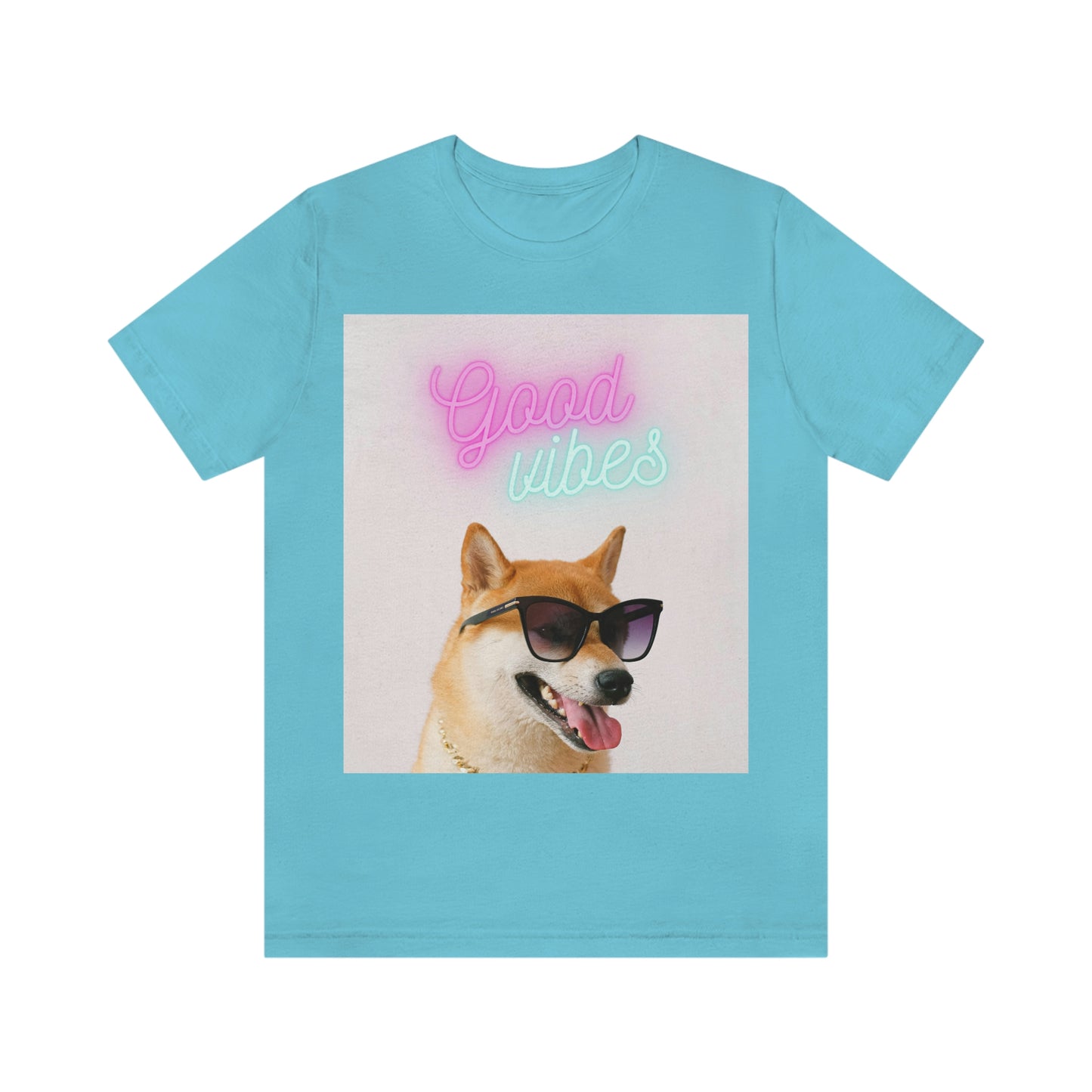 Good Vibes | Shiba Inu | Unisex Jersey Short Sleeve Tee