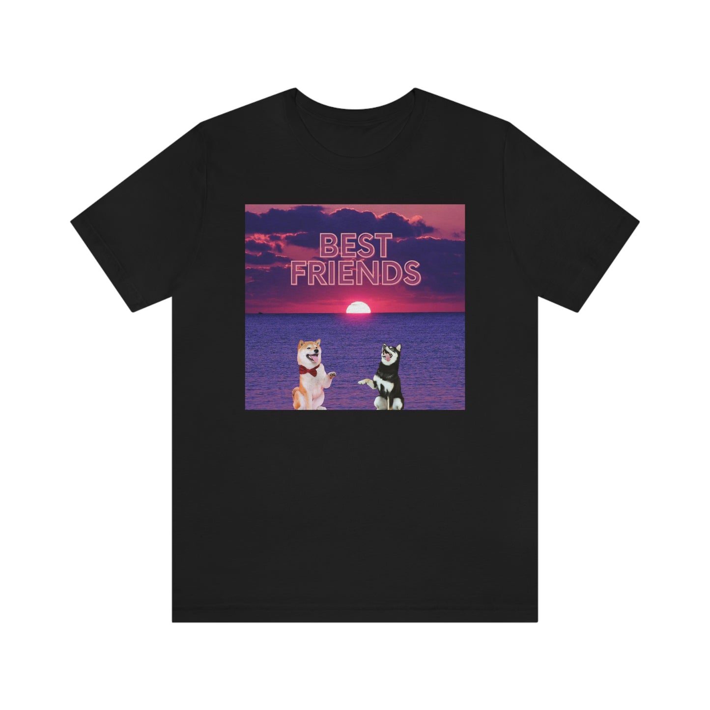 Best Friends | Shiba Inu's | Unisex Jersey Short Sleeve Tee