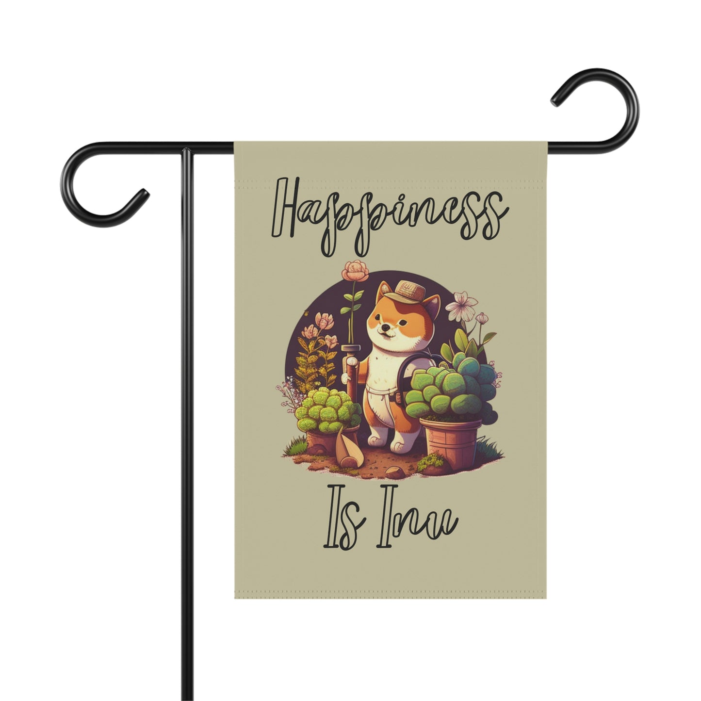 Happiness | Shiba Inu | Garden & House Banner