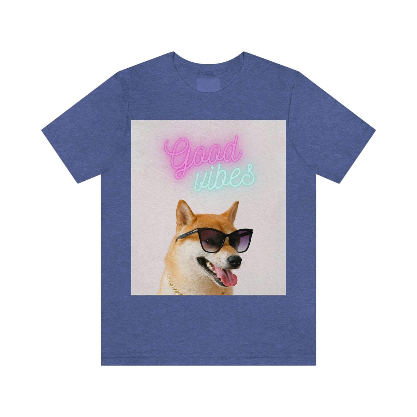 Good Vibes | Shiba Inu | Unisex Jersey Short Sleeve Tee