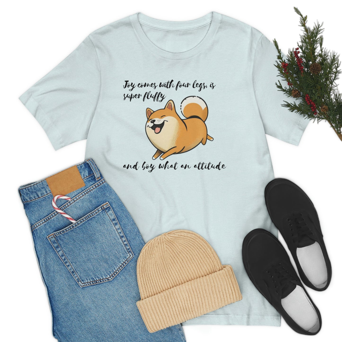 Boy, What an Attitude | Shiba Inu | Unisex Jersey Short Sleeve Tee