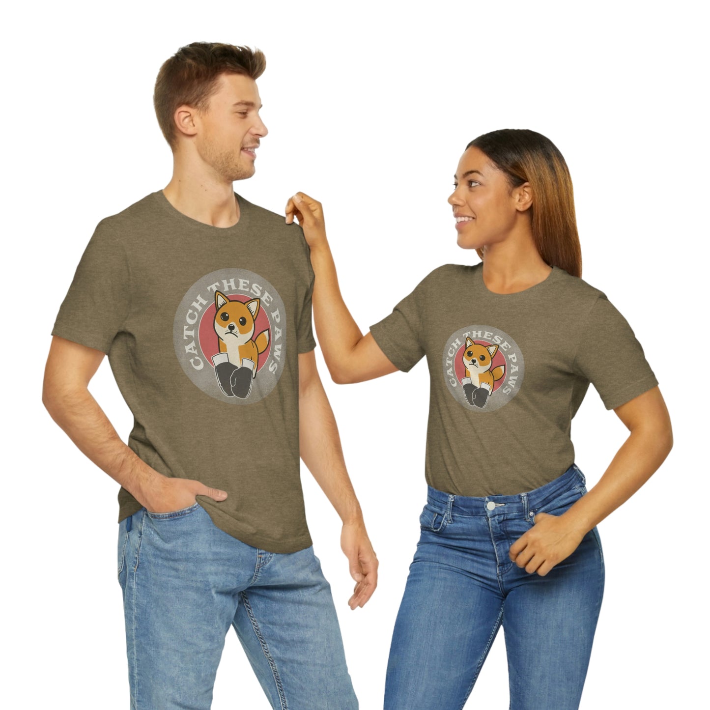 Catch These Paws: Shiba Inu Boxing Gloves Classic T-Shirt - Soft Cotton