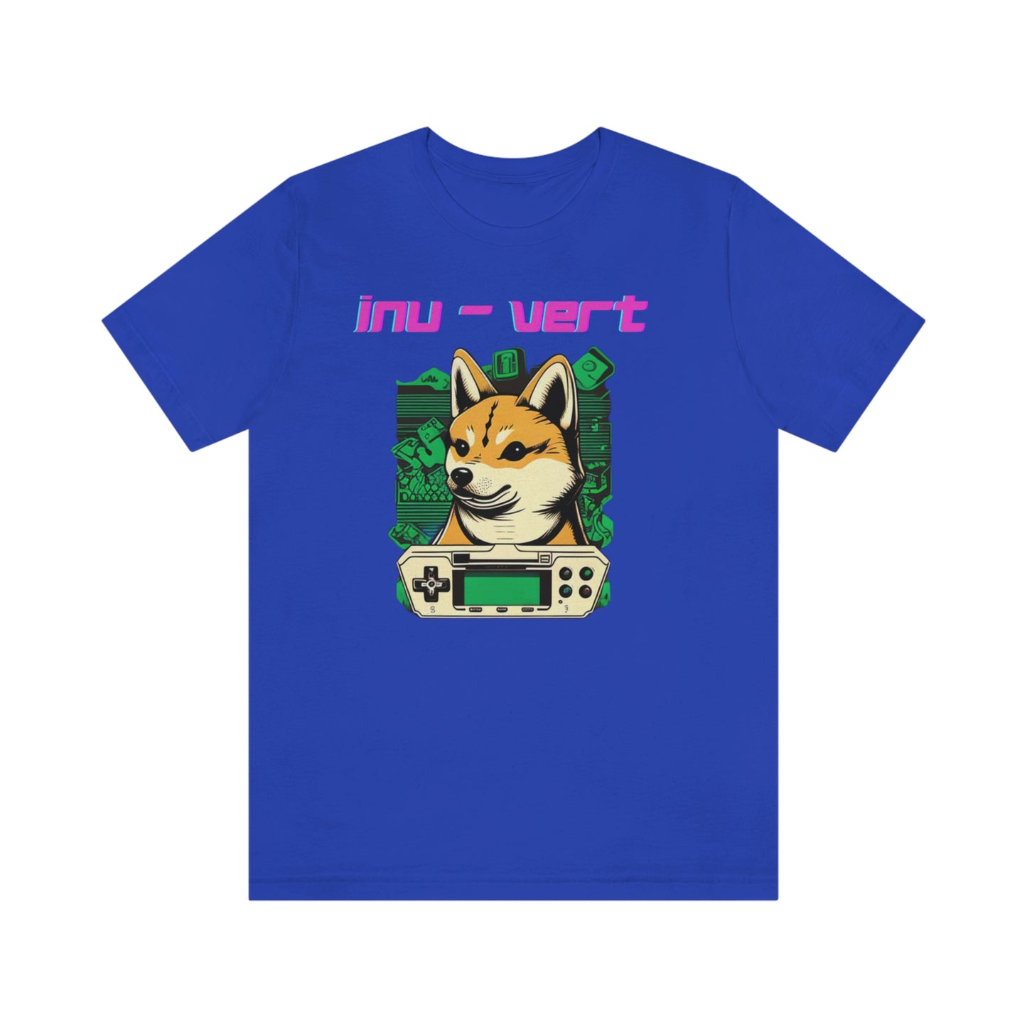 Inu - Vert Shiba Inu Funny Gamer Tshirt | Dog Owner Top