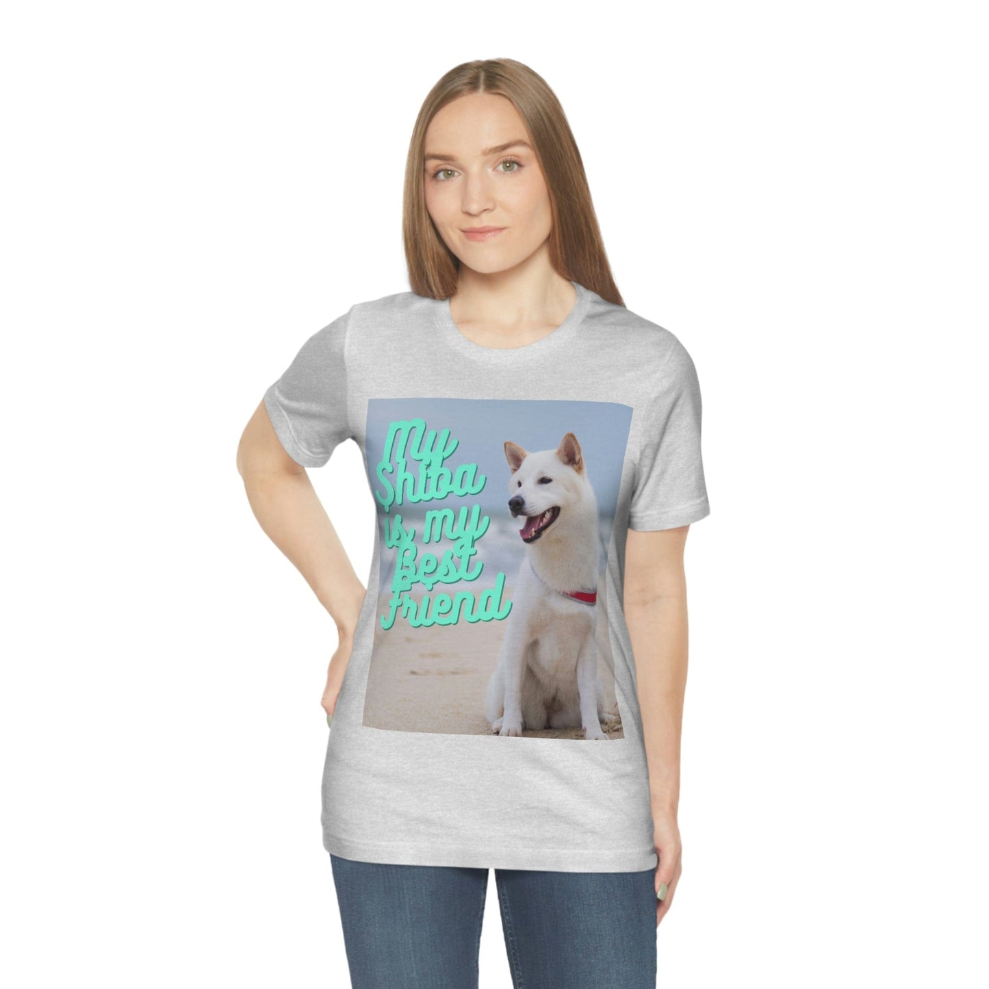 My Best Friend | Shiba Inu | Unisex Jersey Short Sleeve Tee