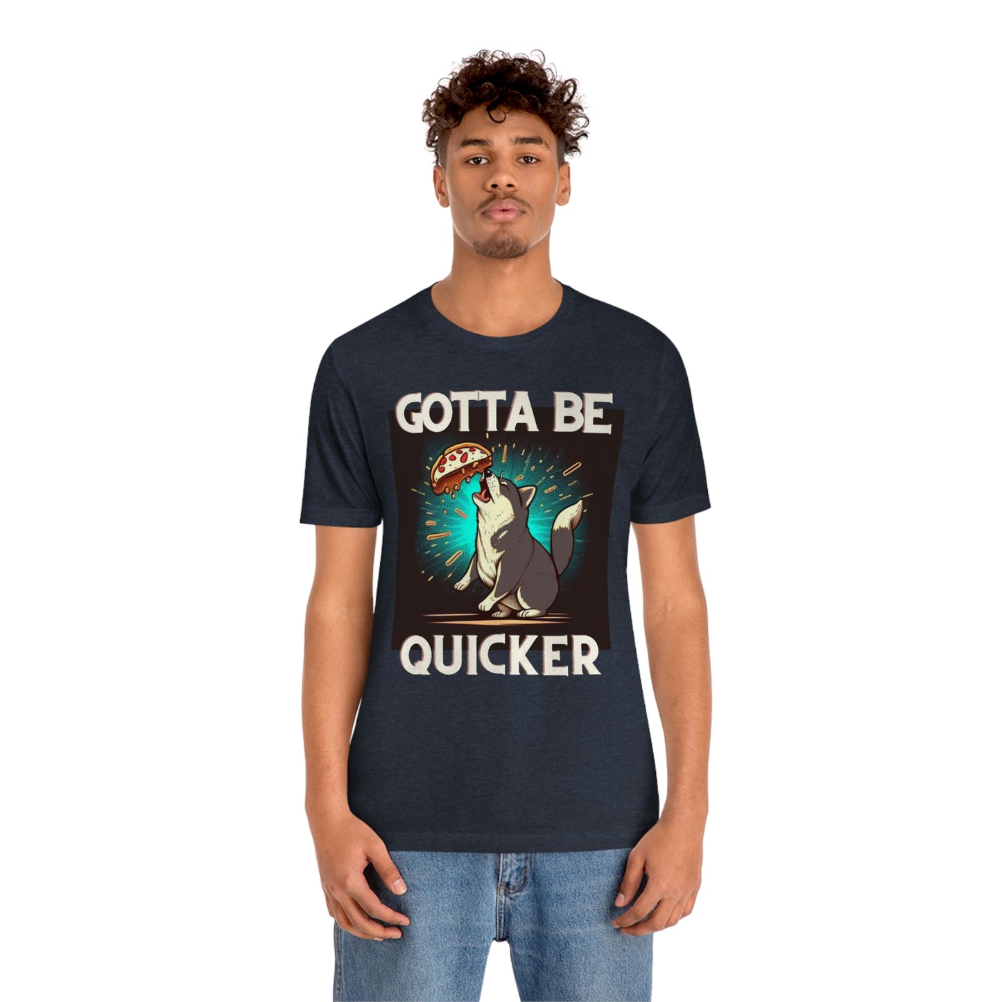 Gotta Be Quicker | Shiba Inu | Unisex Jersey Short Sleeve Tee