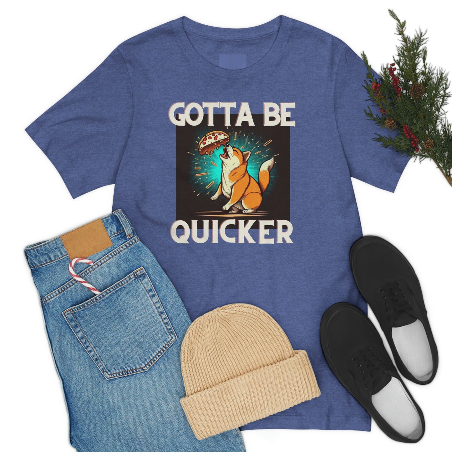 Gotta Be Quicker | Shiba  Inu | Unisex Jersey Short Sleeve Tee