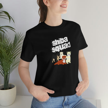 Unleash Your Inner Shiba Squad with Our Adorable T-Shirt Featuring 3 Cute Shiba Inus!