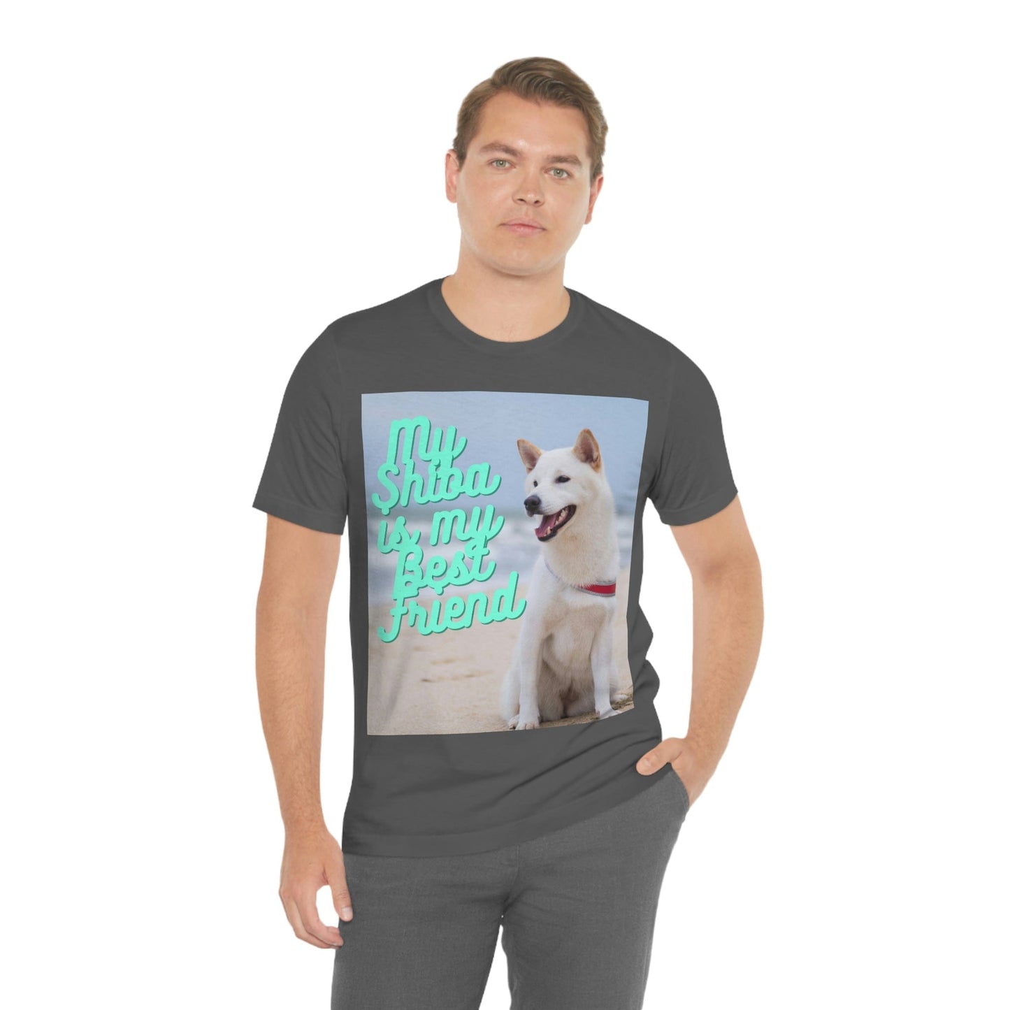 My Best Friend | Shiba Inu | Unisex Jersey Short Sleeve Tee