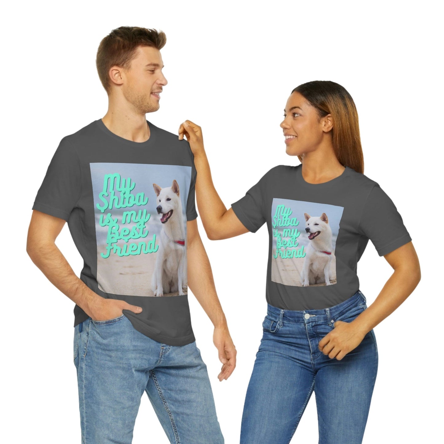 My Best Friend | Shiba Inu | Unisex Jersey Short Sleeve Tee