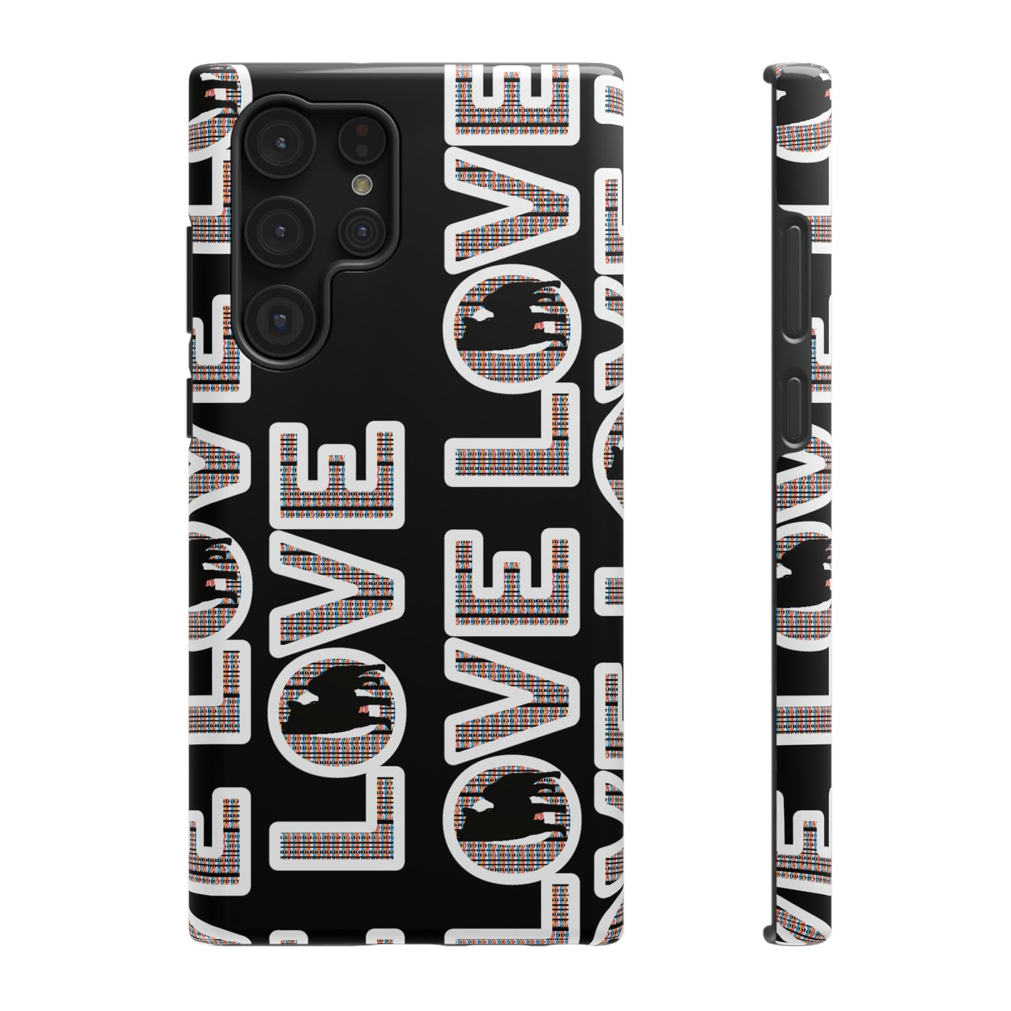 Shiba Inu Phone Case - Samsung and Apple - Double Layer Shiba Inu Love Design Phone Case - Impact Resistant Cases