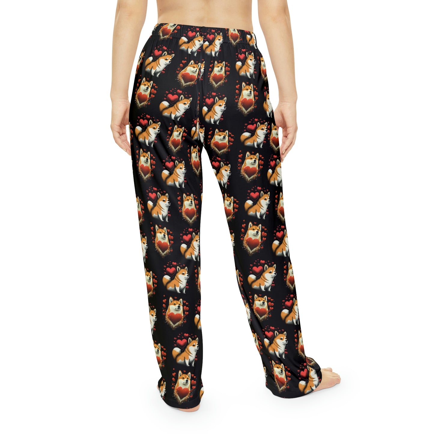 Shiba Puppy Love | Women's Pajama Pants