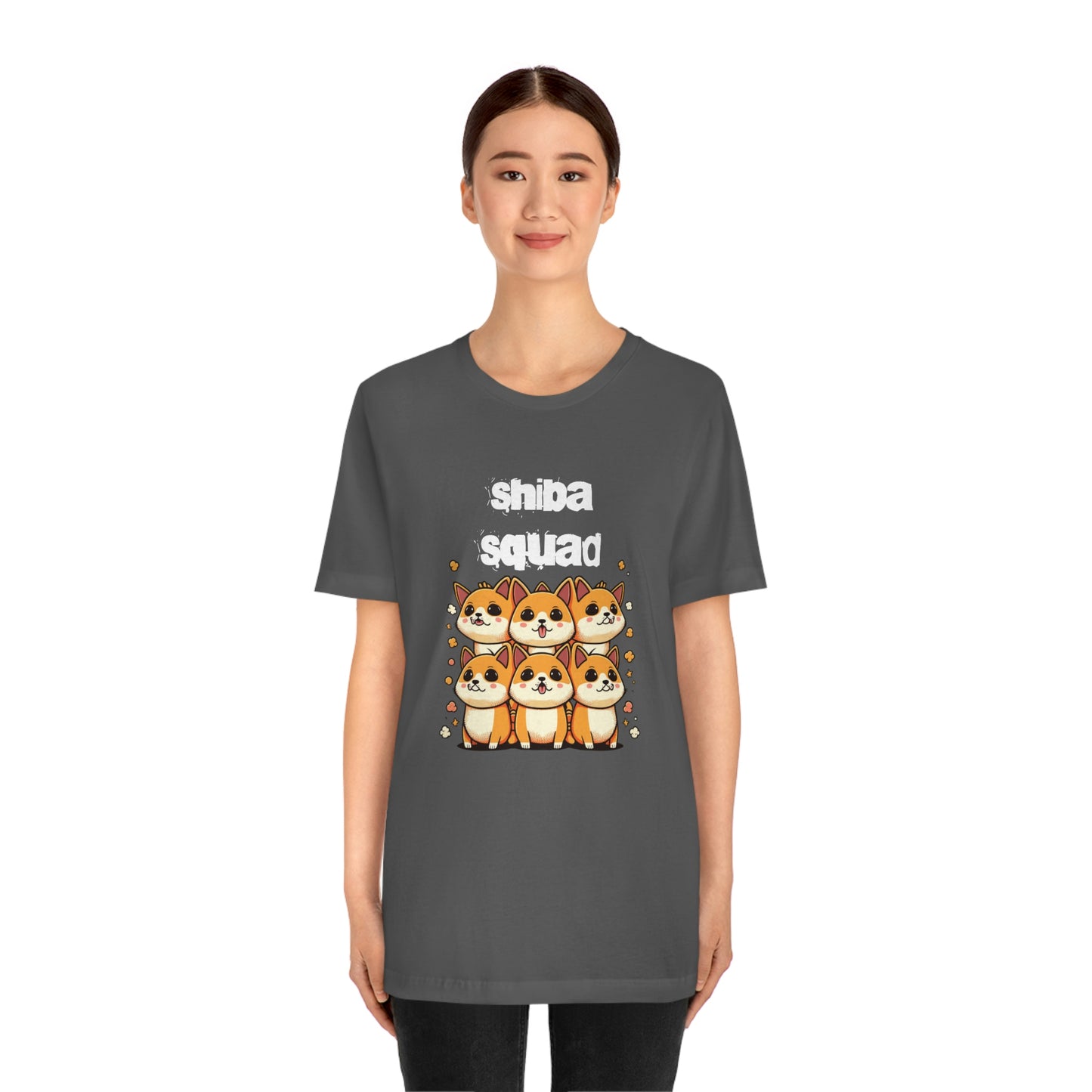 Shiba Squad Graphic Tee - Soft Cotton & Quality Print - Perfect for Shiba Inu Lovers