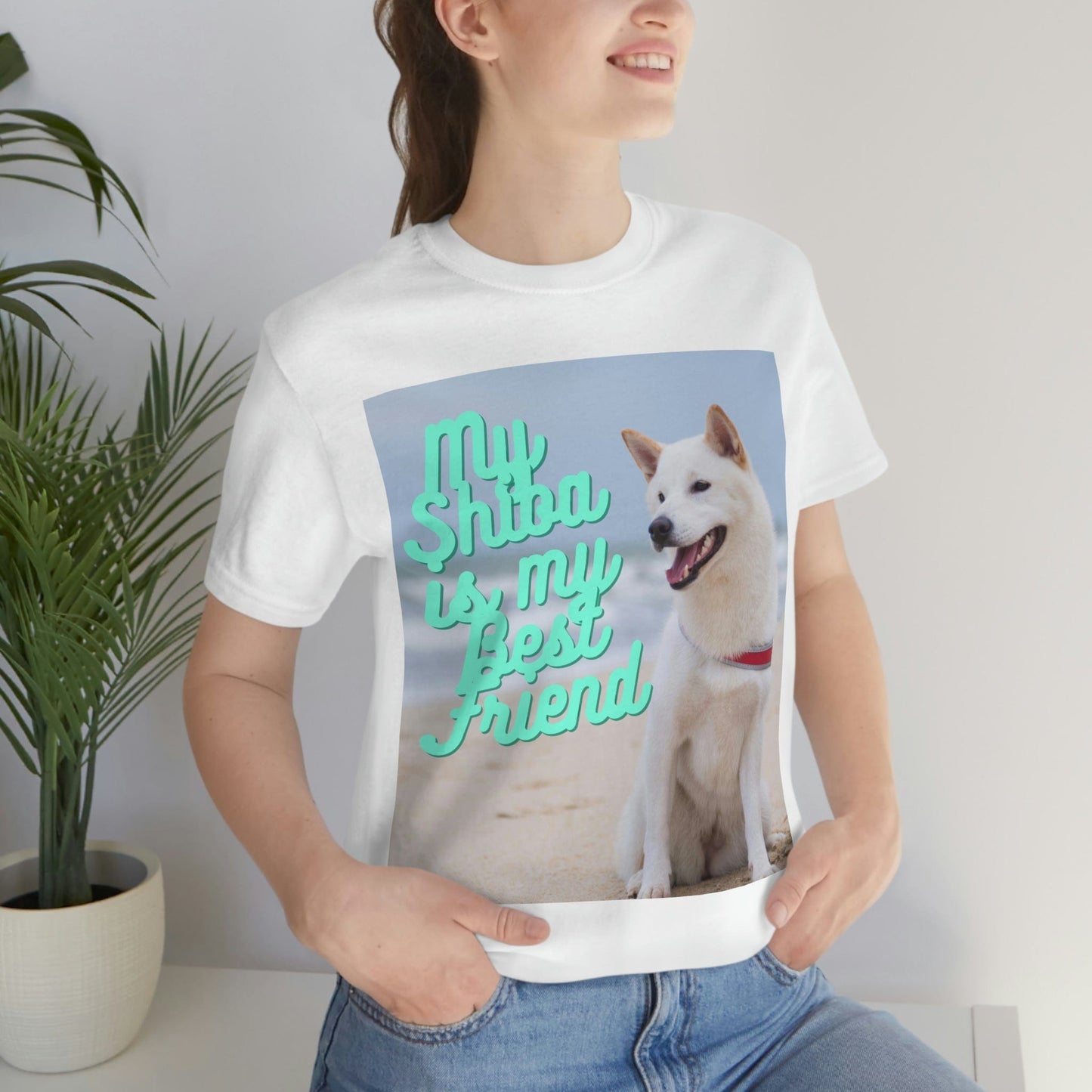 My Best Friend | Shiba Inu | Unisex Jersey Short Sleeve Tee