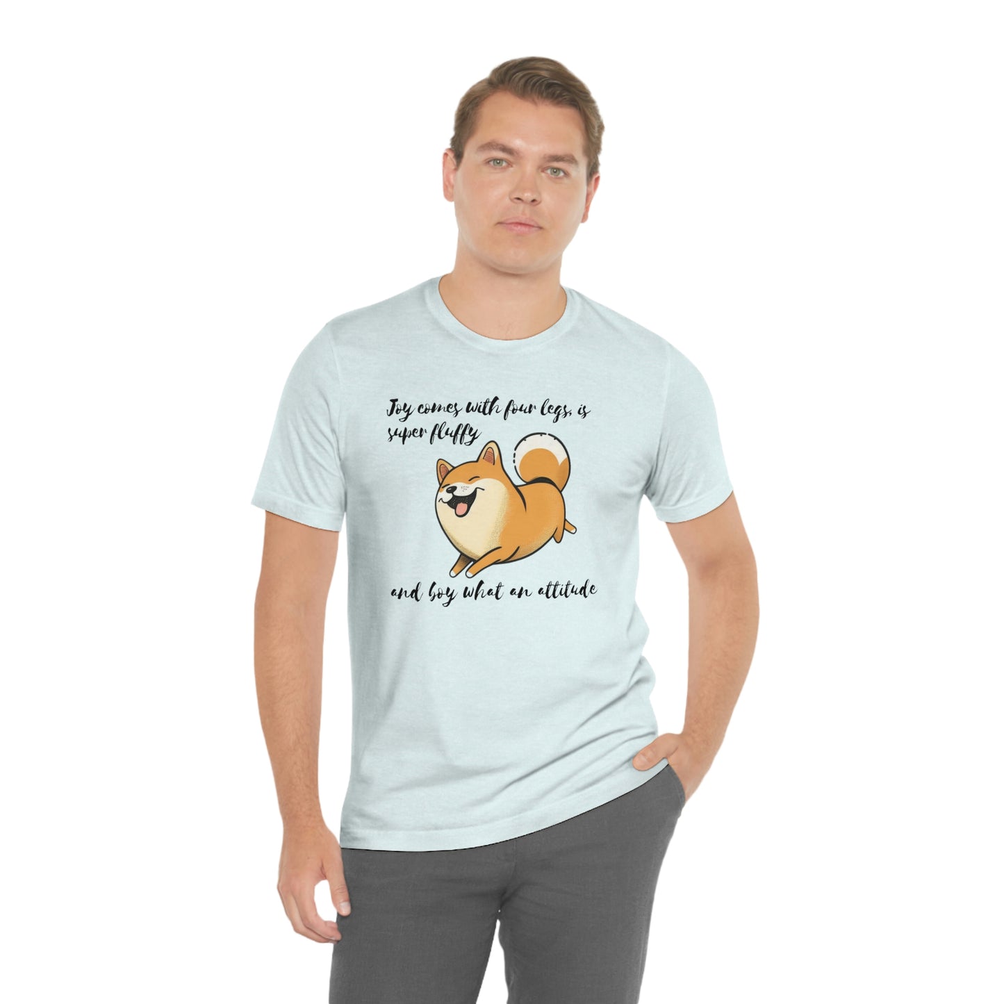 Boy, What an Attitude | Shiba Inu | Unisex Jersey Short Sleeve Tee