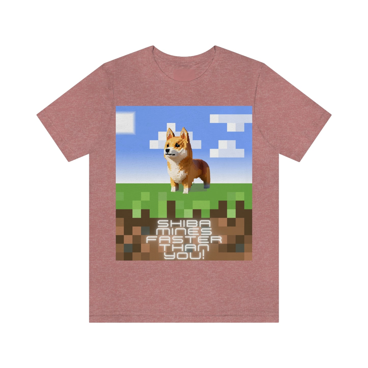 Shiba Mines Faster | Unisex Jersey Short Sleeve Tee