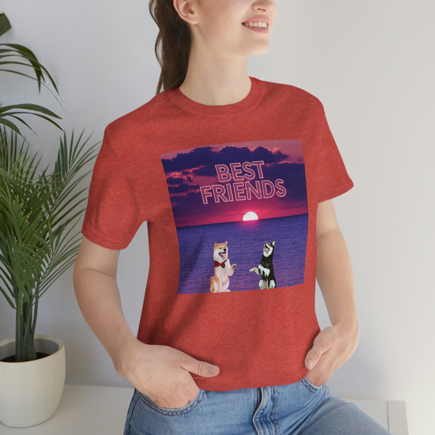 Best Friends | Shiba Inu's | Unisex Jersey Short Sleeve Tee