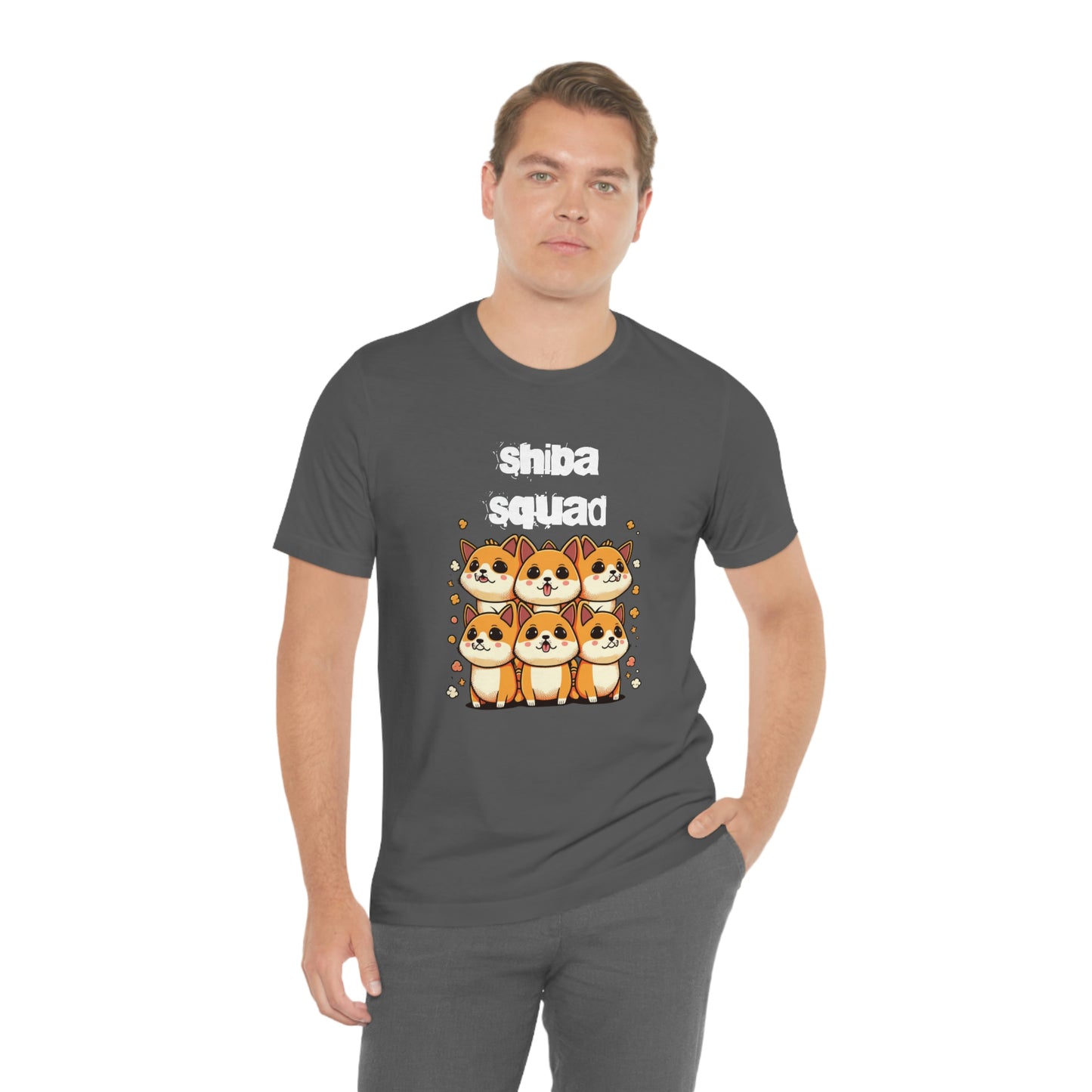 Shiba Squad Graphic Tee - Soft Cotton & Quality Print - Perfect for Shiba Inu Lovers