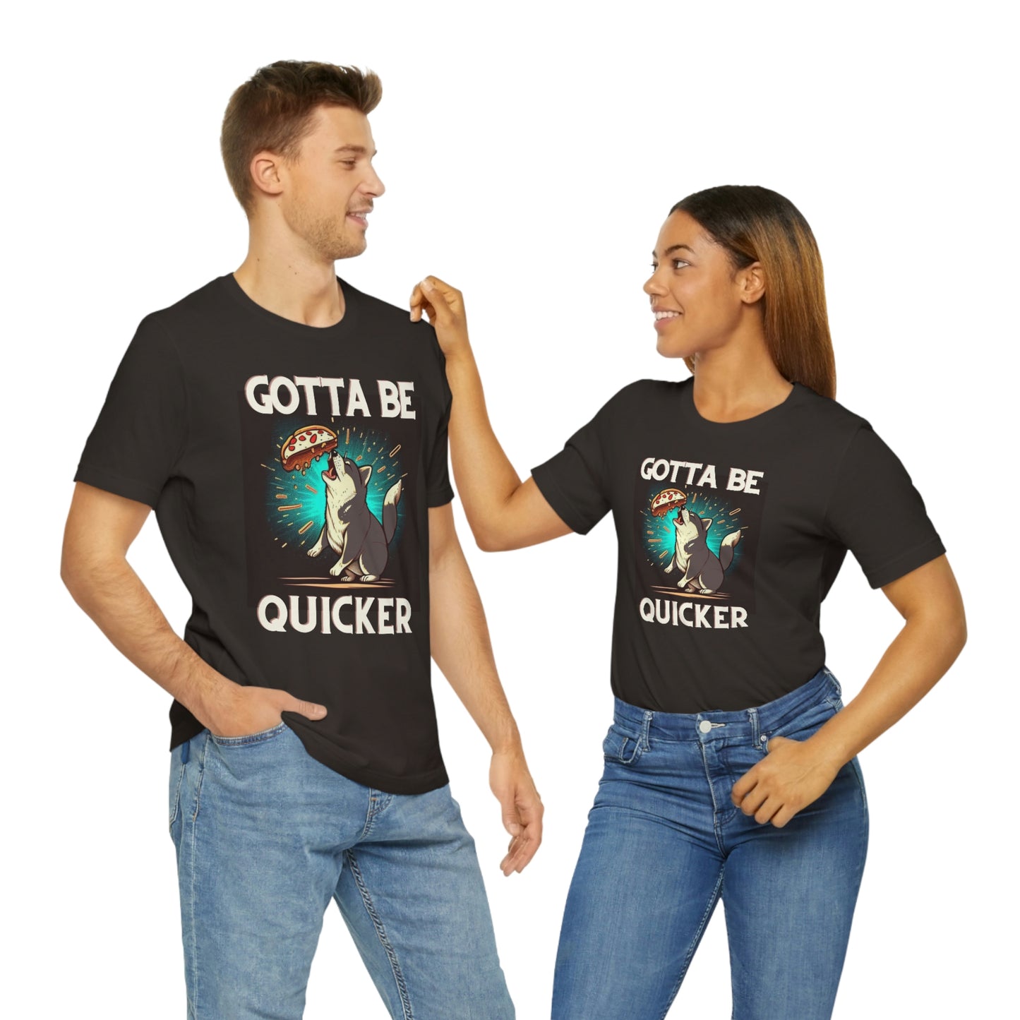 Gotta Be Quicker | Shiba Inu | Unisex Jersey Short Sleeve Tee