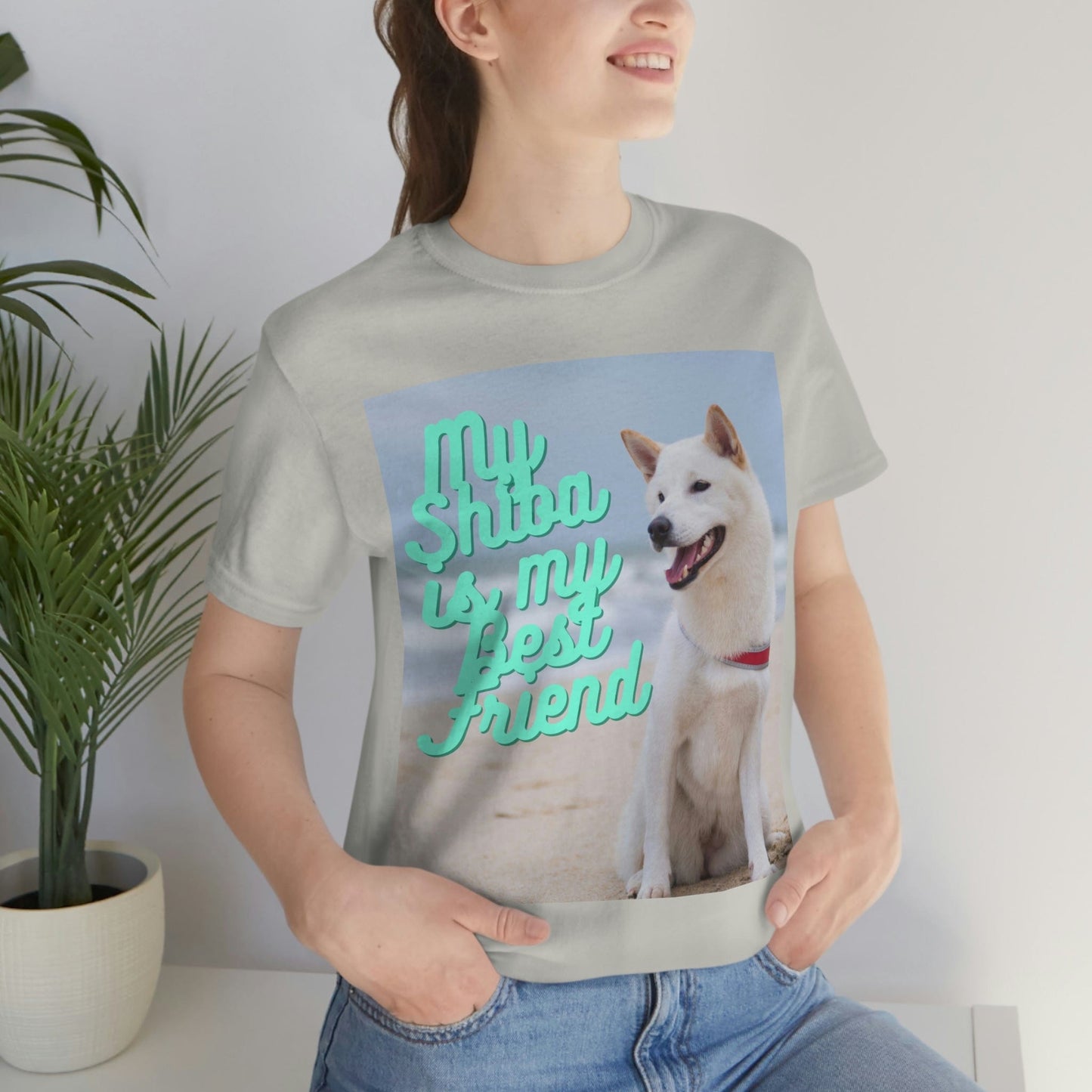 My Best Friend | Shiba Inu | Unisex Jersey Short Sleeve Tee