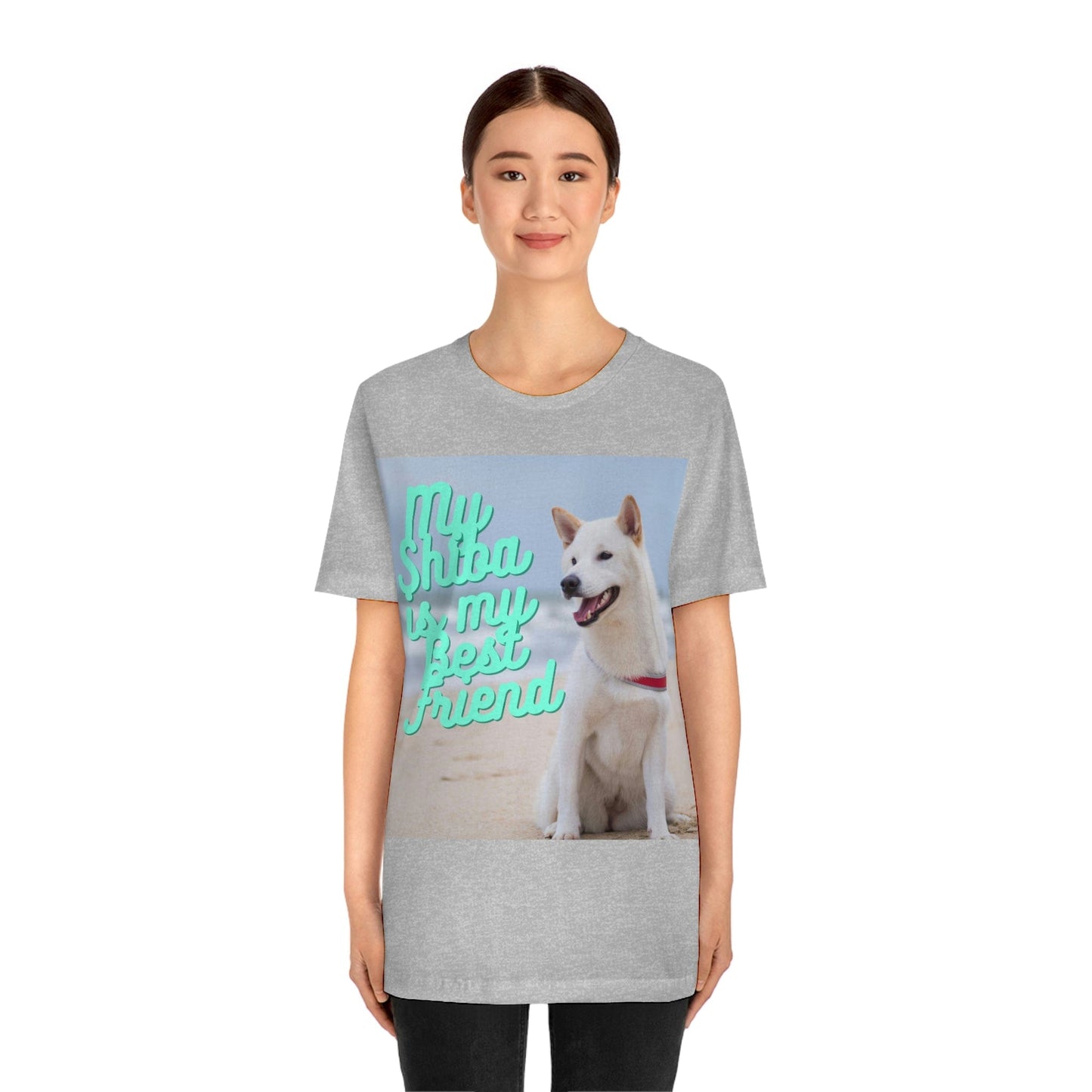 My Best Friend | Shiba Inu | Unisex Jersey Short Sleeve Tee