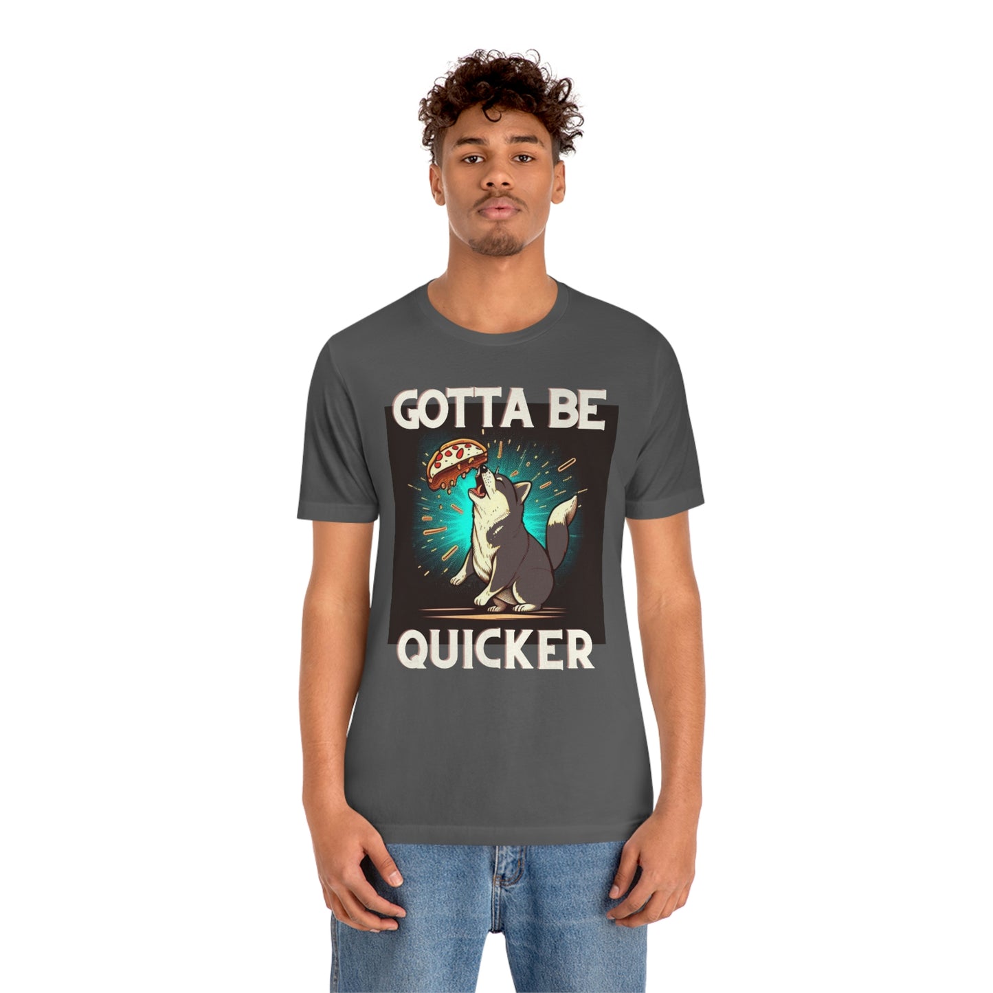 Gotta Be Quicker | Shiba Inu | Unisex Jersey Short Sleeve Tee