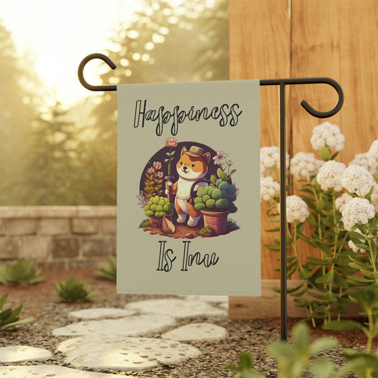 Happiness | Shiba Inu | Garden & House Banner