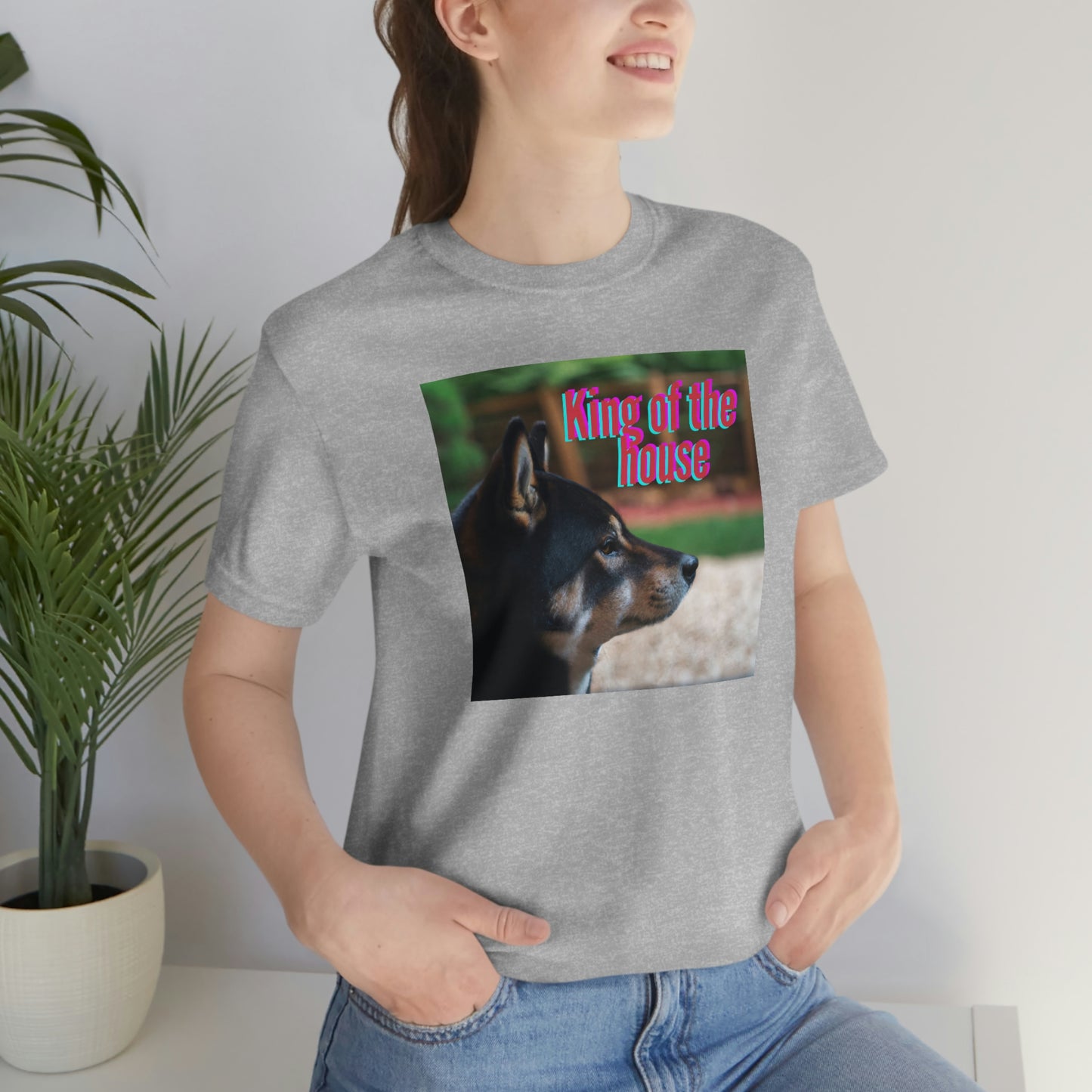 King of the House | Shiba Inu | Unisex Jersey Short Sleeve Tee