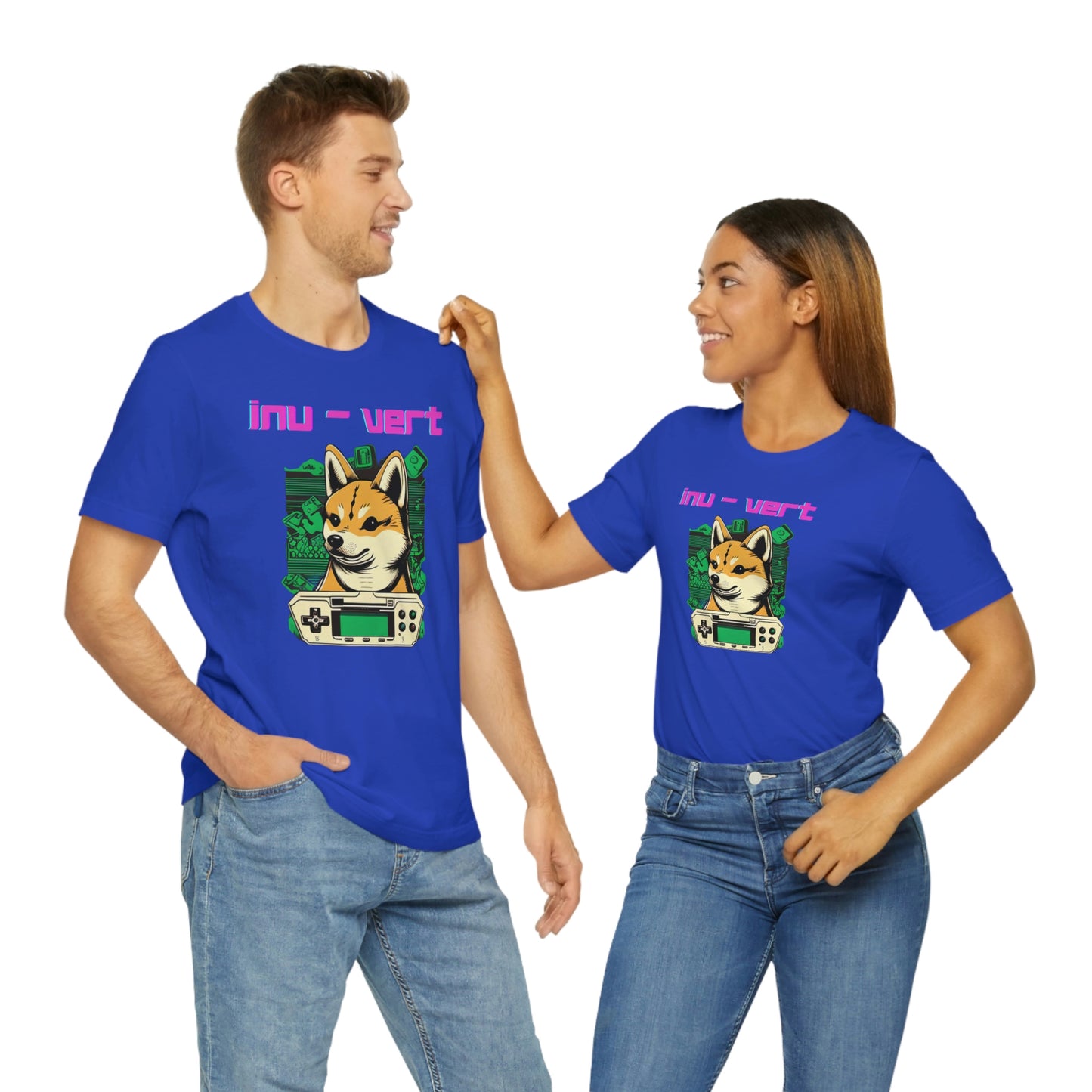 Inu - Vert Shiba Inu Funny Gamer Tshirt | Dog Owner Top