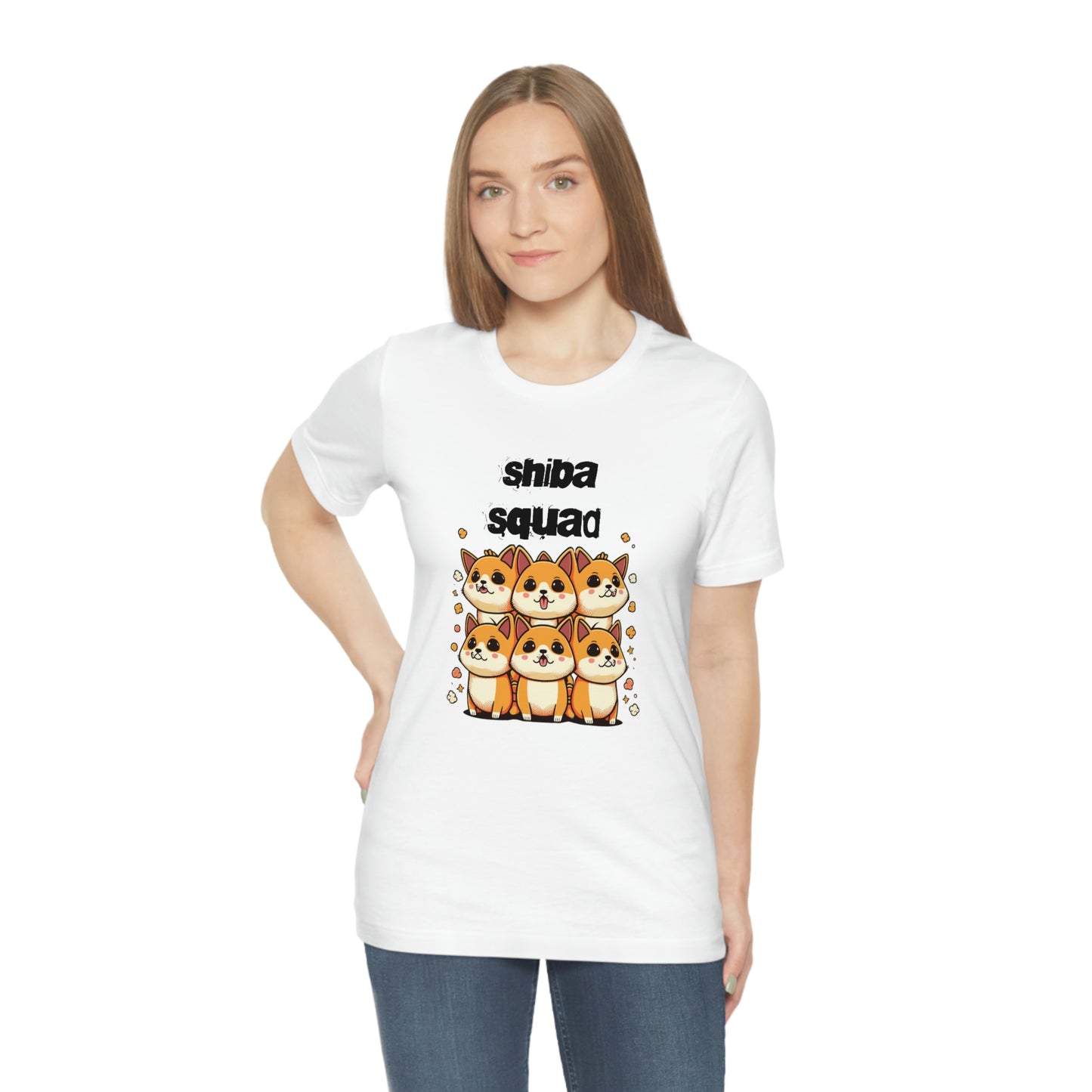 Shiba Squad Graphic Tee - Soft Cotton & Quality Print - Perfect for Shiba Inu Lovers