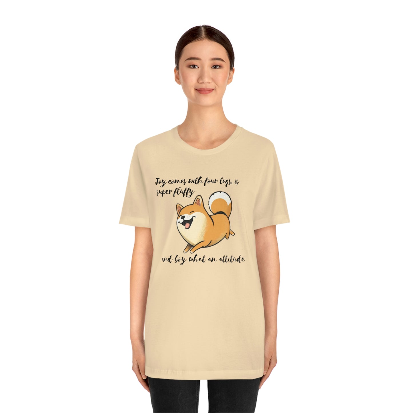 Boy, What an Attitude | Shiba Inu | Unisex Jersey Short Sleeve Tee