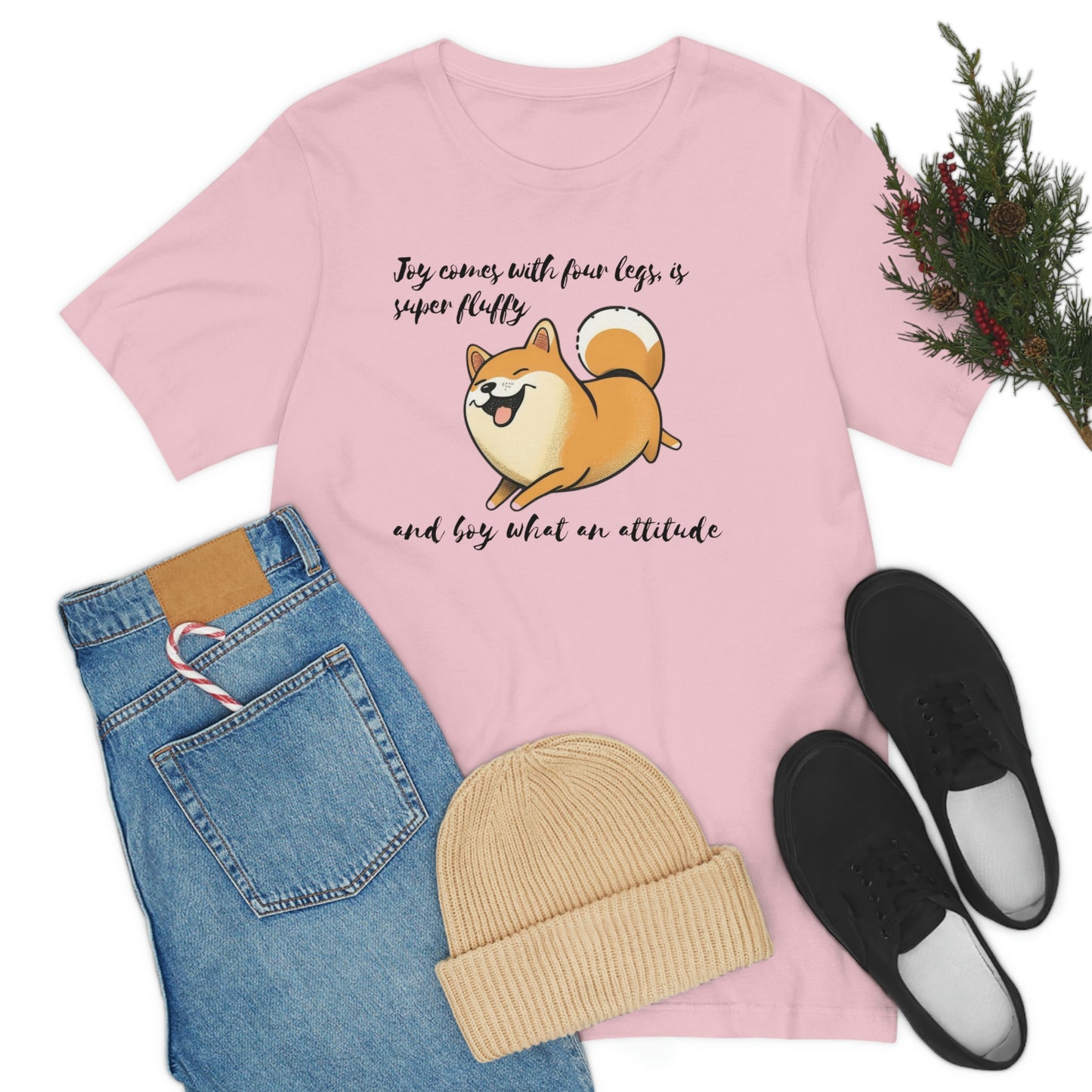 Boy, What an Attitude | Shiba Inu | Unisex Jersey Short Sleeve Tee