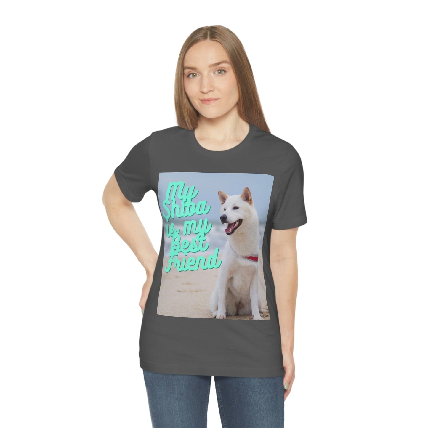 My Best Friend | Shiba Inu | Unisex Jersey Short Sleeve Tee