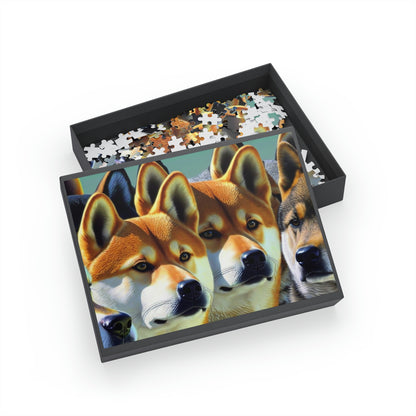 1000 Piece Shiba Inu Puzzle - Great Gift Idea - Any Dog or Shiba Lover Will Love This - High Quality Art Print