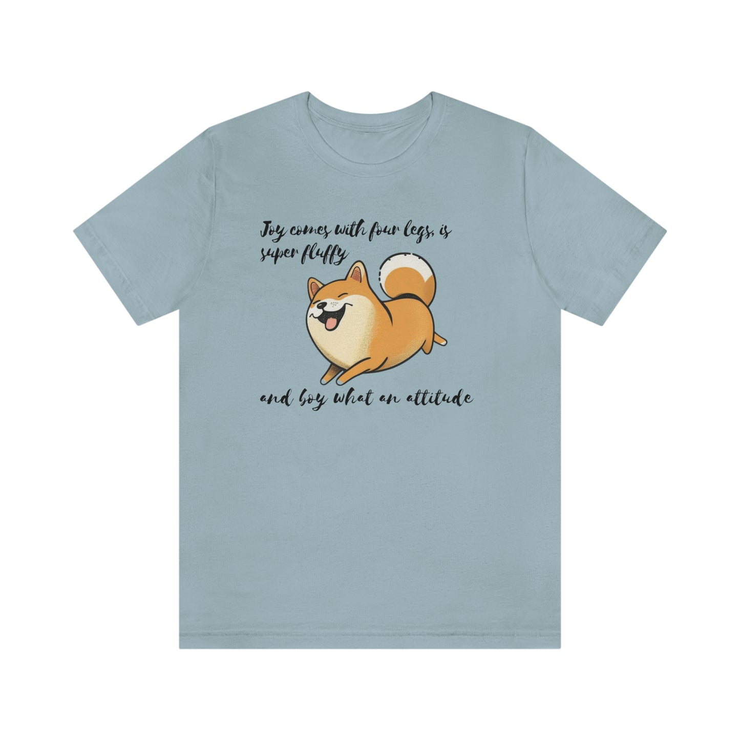 Boy, What an Attitude | Shiba Inu | Unisex Jersey Short Sleeve Tee