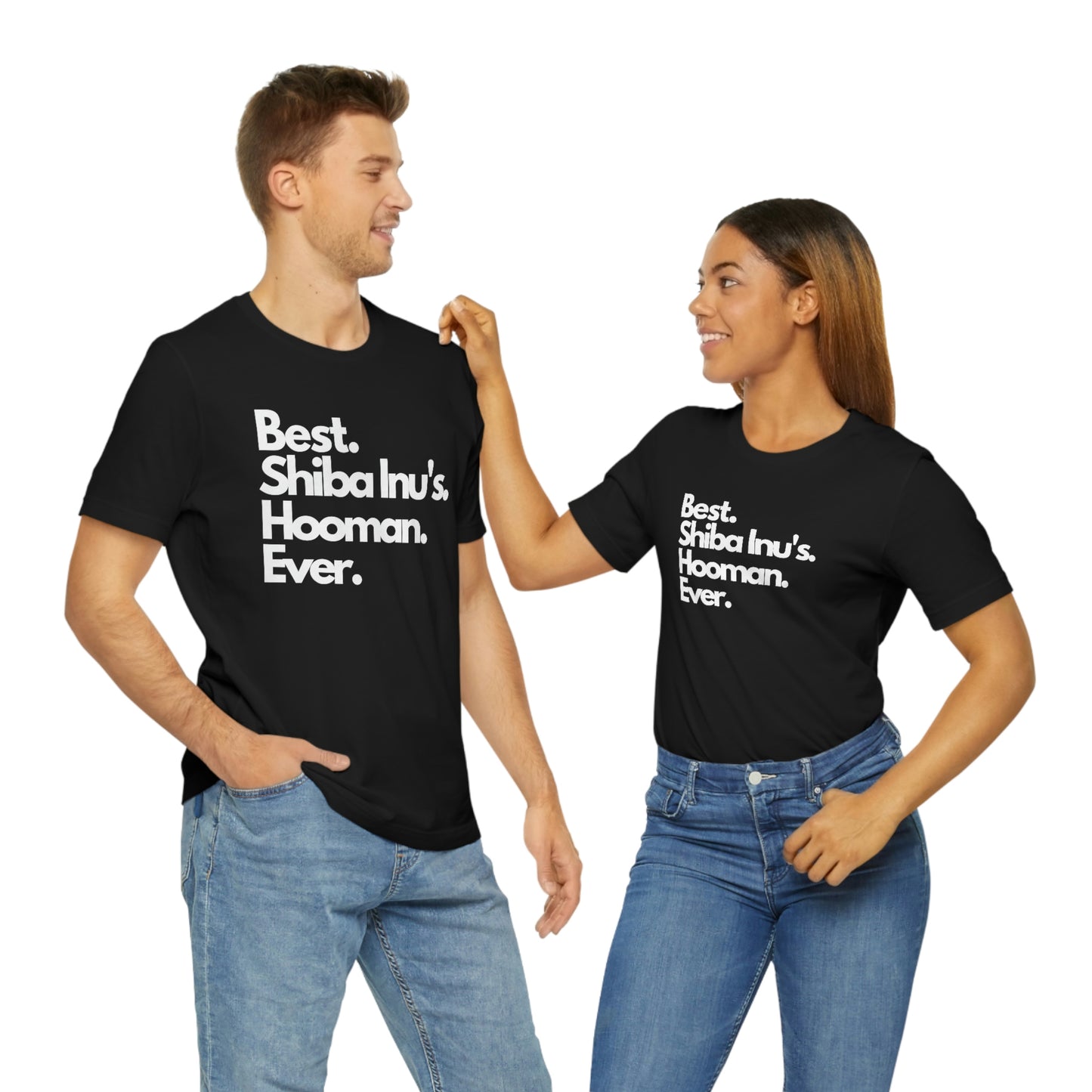 Best Shiba Inu's Hooman Ever Tshirt | High Quality Shiba Inu Print | Great Gift for Shiba Mom or Shiba Dad | Best Shiba Inu Shirt Ever