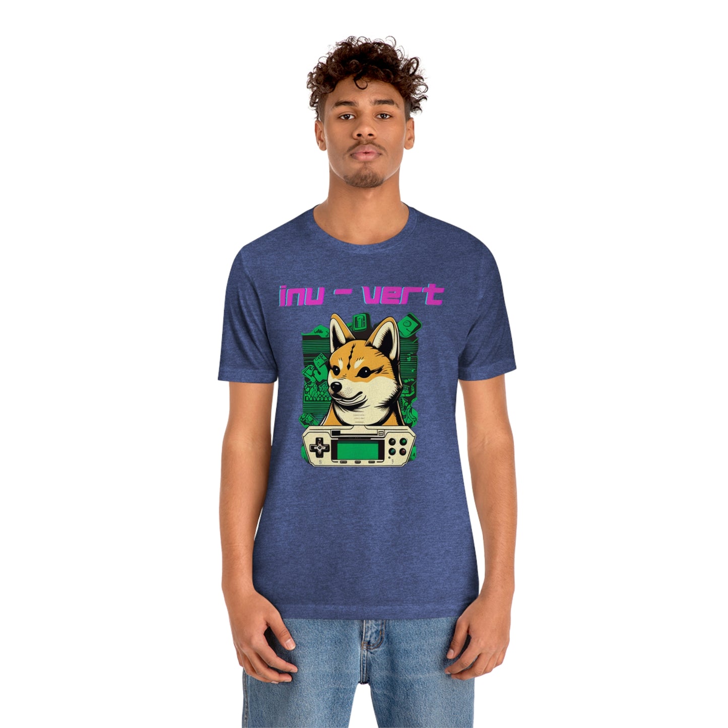 Inu - Vert Shiba Inu Funny Gamer Tshirt | Dog Owner Top