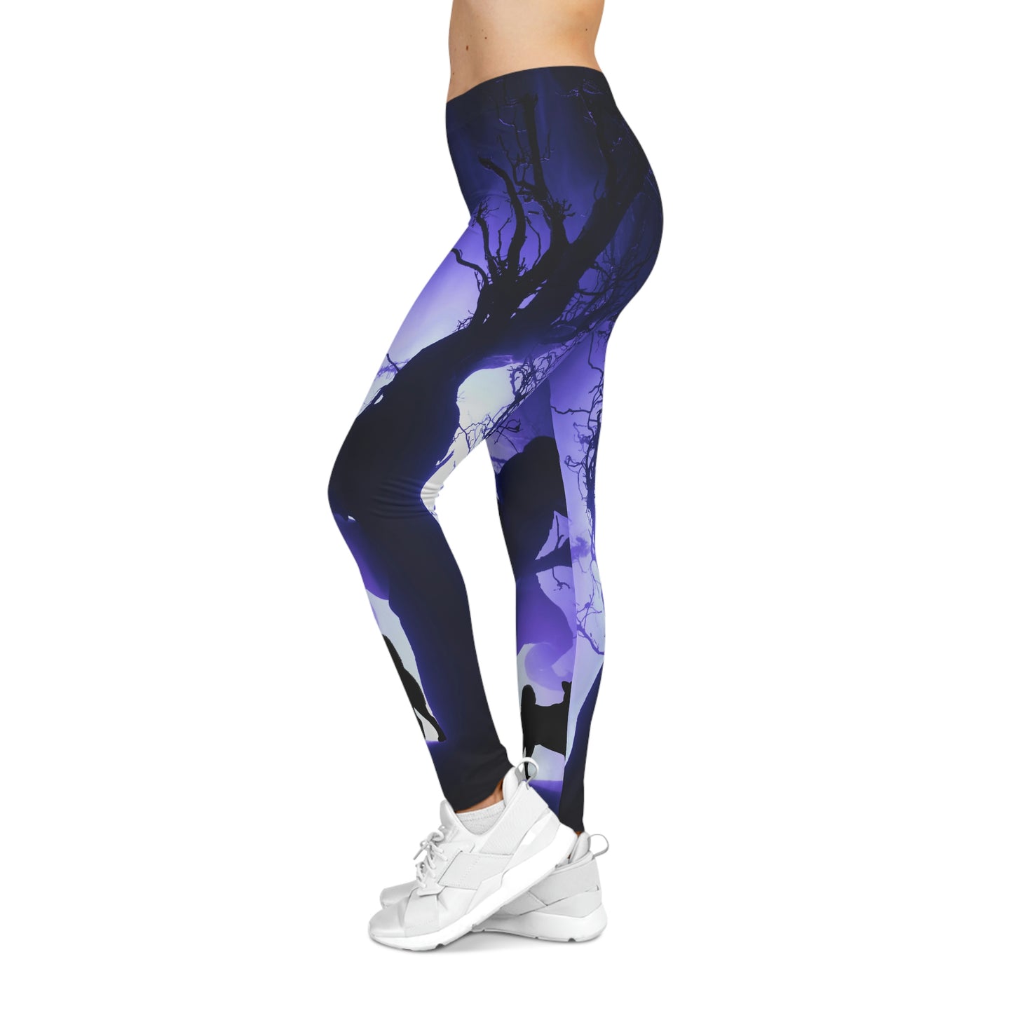 Mystical Woods Shiba | Women's Casual Leggings