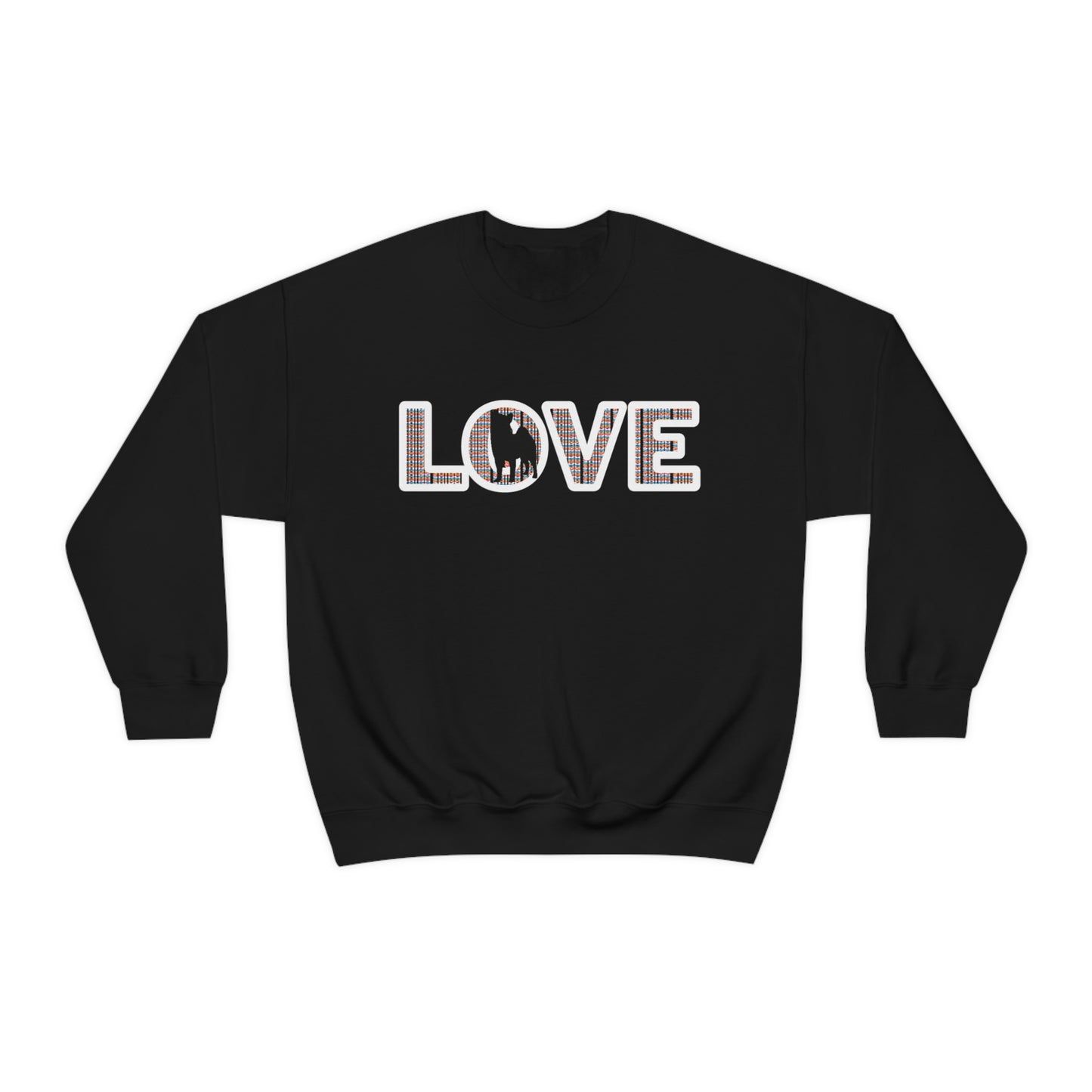 Shiba Inu Sweatshirt - 'LOVE' Shiba's Design - Crewneck Sweatshirt - Soft, Warm, and Stylish Great Warm Shiba Inu Gift for a Shiba Inu Lover