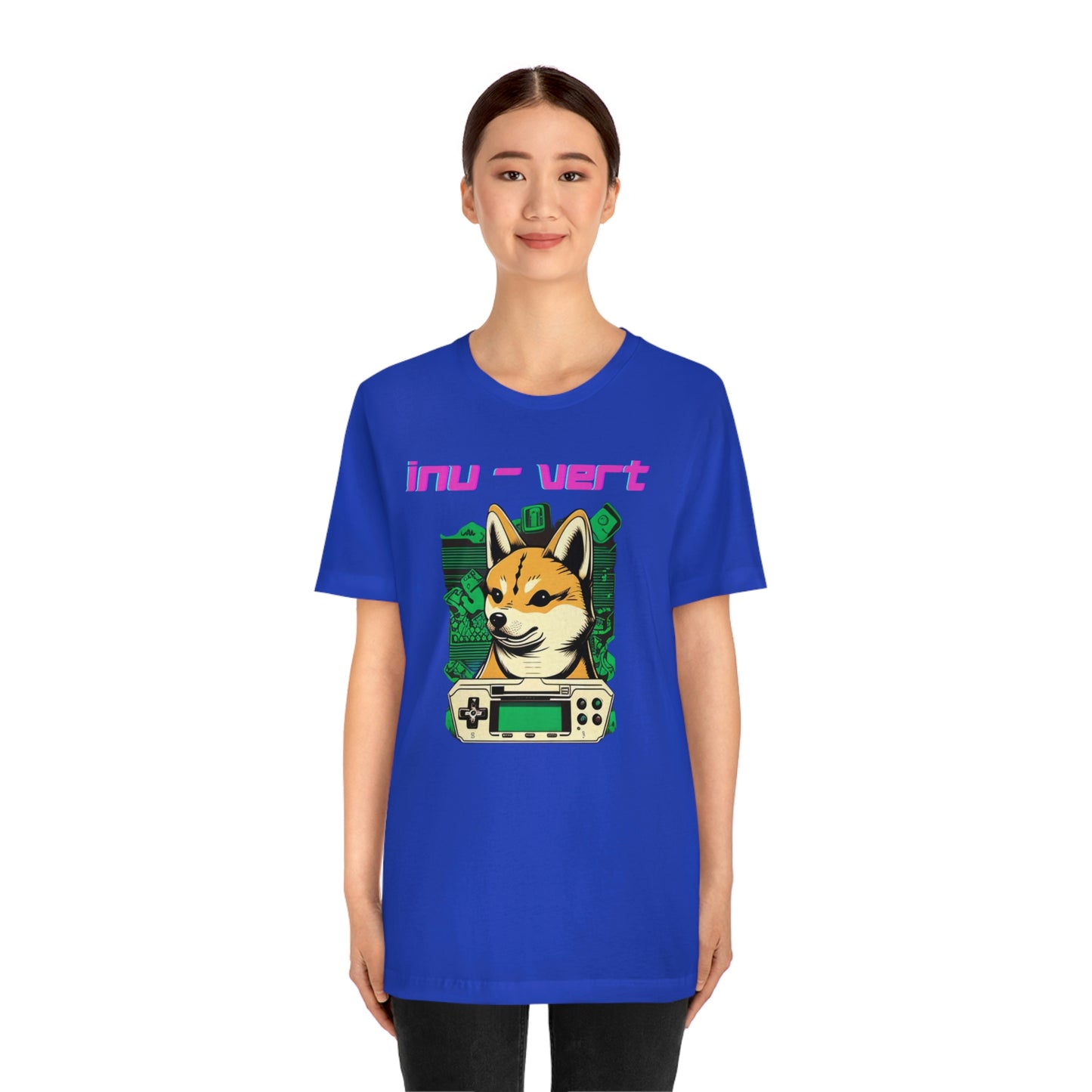 Inu - Vert Shiba Inu Funny Gamer Tshirt | Dog Owner Top