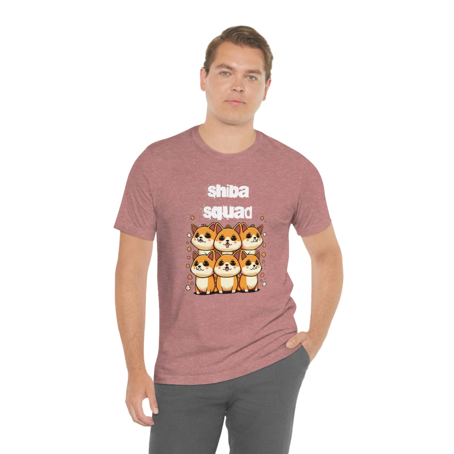 Shiba Squad Graphic Tee - Soft Cotton & Quality Print - Perfect for Shiba Inu Lovers