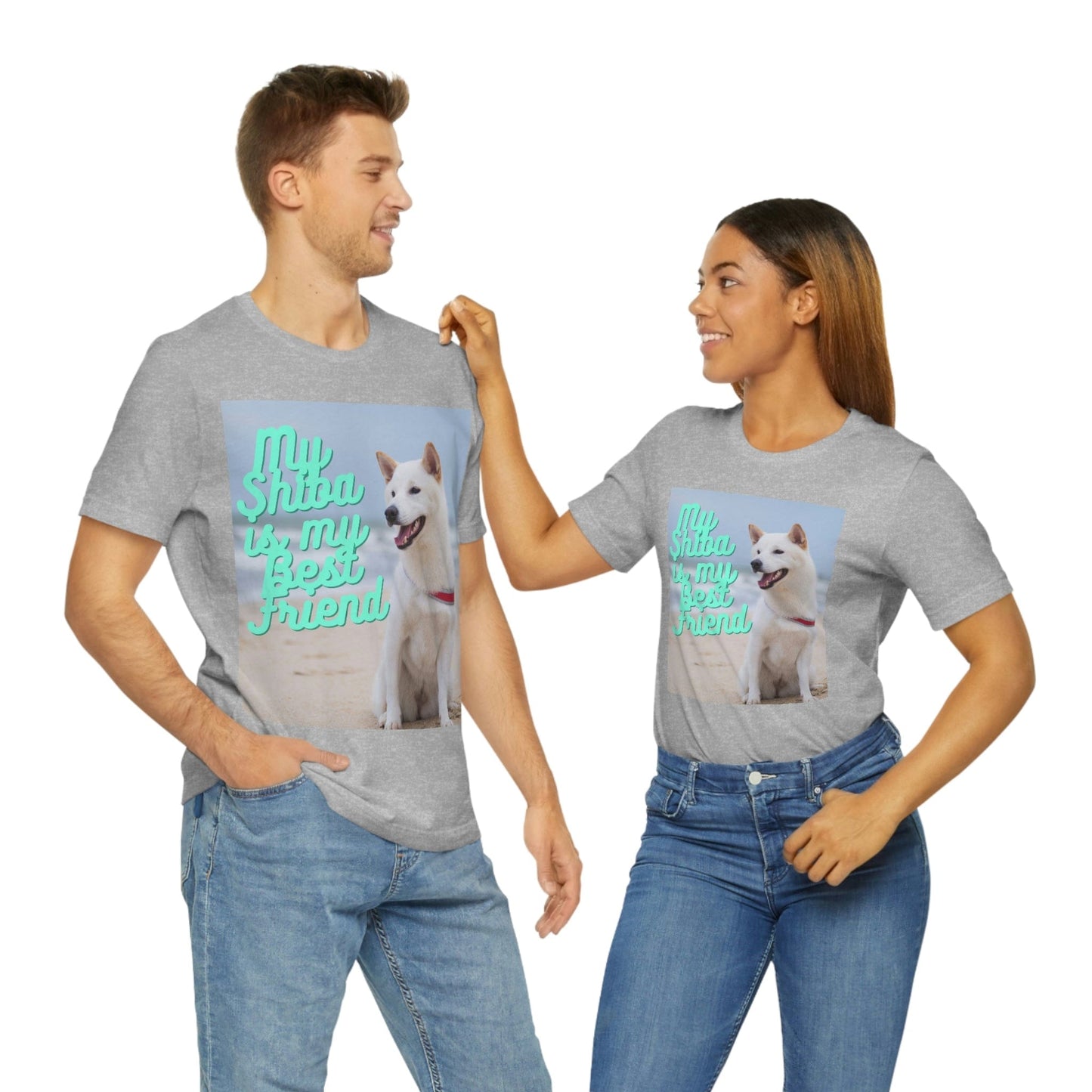 My Best Friend | Shiba Inu | Unisex Jersey Short Sleeve Tee