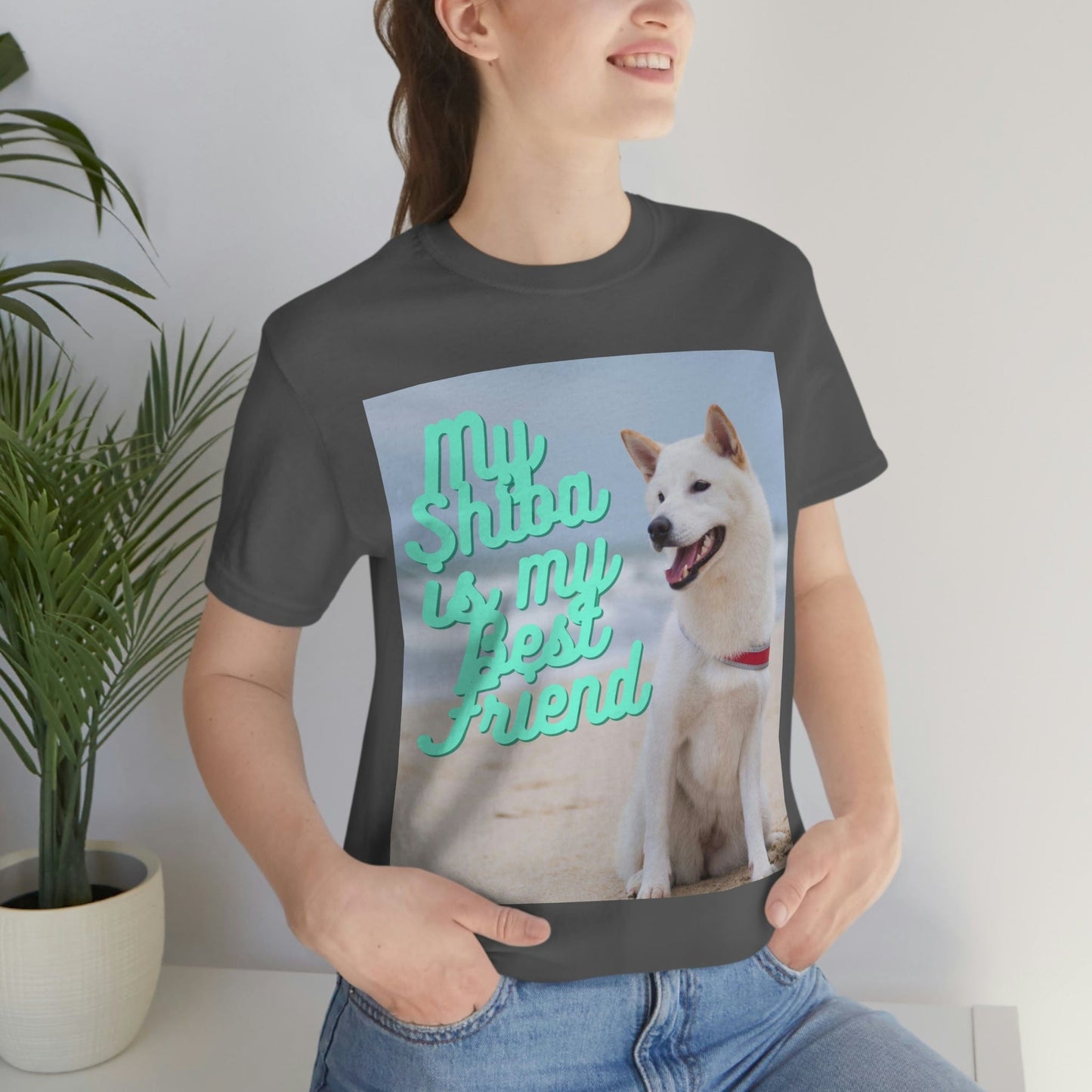 My Best Friend | Shiba Inu | Unisex Jersey Short Sleeve Tee