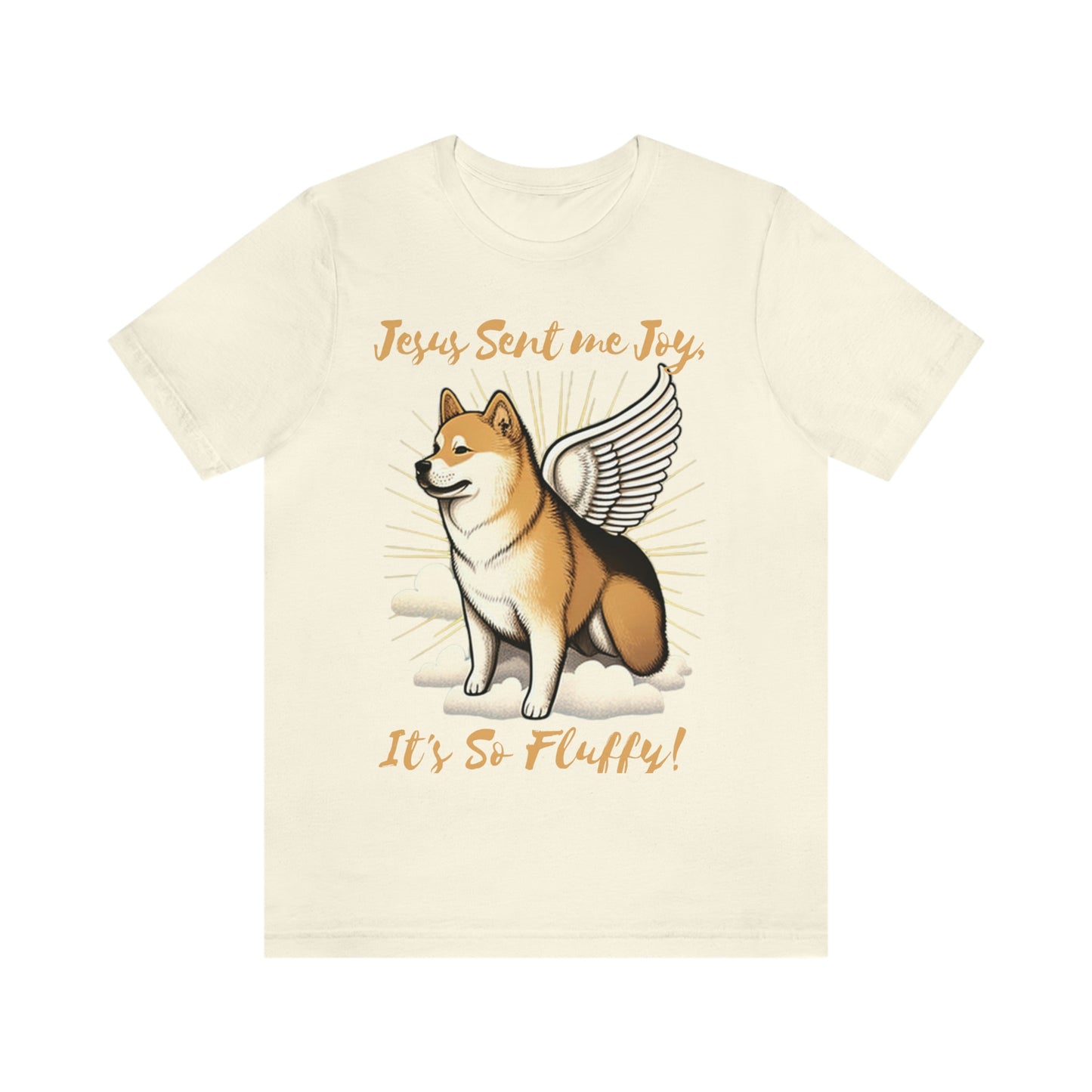 Jesus Sent me Joy | Shiba Inu | Unisex Jersey Short Sleeve Tee