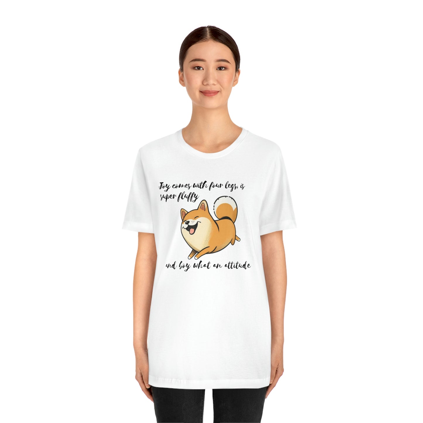 Boy, What an Attitude | Shiba Inu | Unisex Jersey Short Sleeve Tee