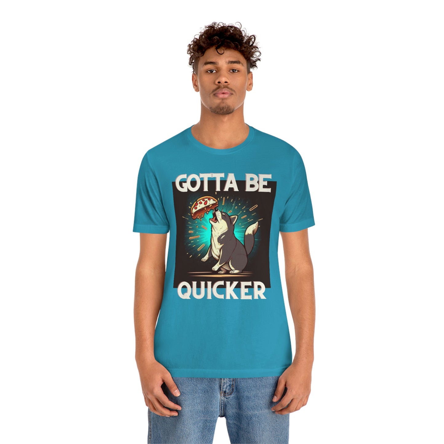 Gotta Be Quicker | Shiba Inu | Unisex Jersey Short Sleeve Tee