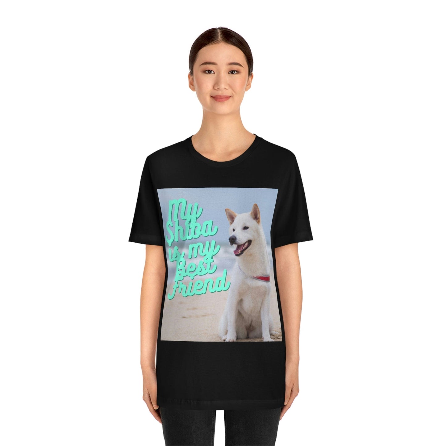 My Best Friend | Shiba Inu | Unisex Jersey Short Sleeve Tee