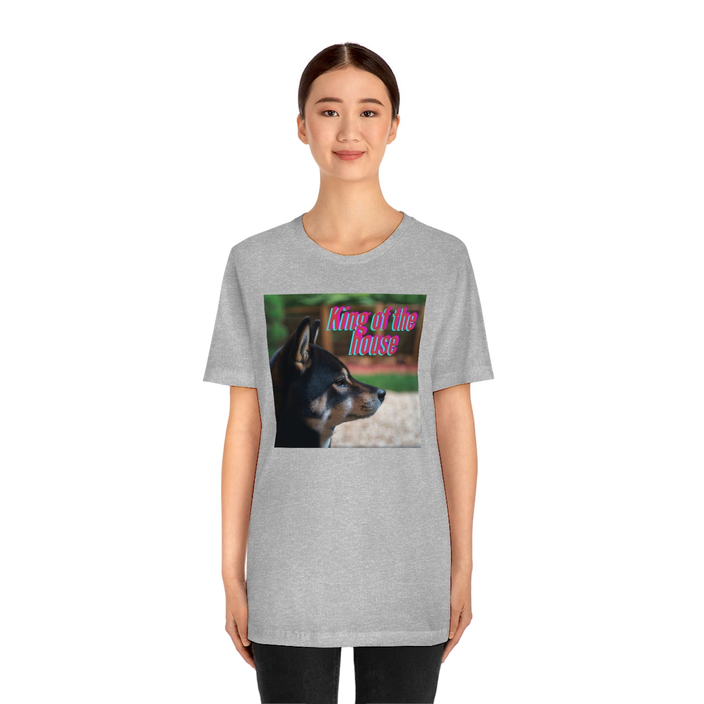 King of the House | Shiba Inu | Unisex Jersey Short Sleeve Tee