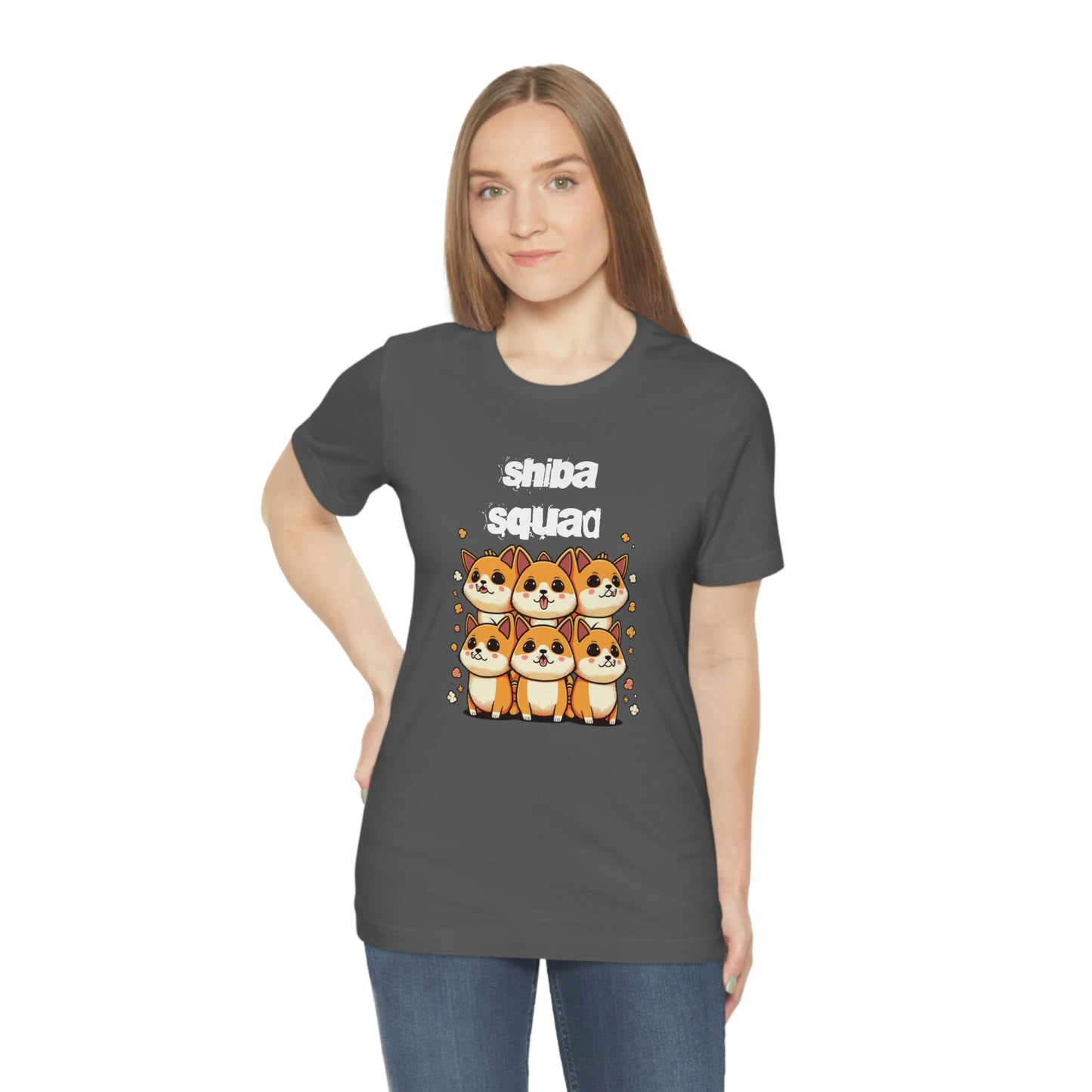 Shiba Squad Graphic Tee - Soft Cotton & Quality Print - Perfect for Shiba Inu Lovers