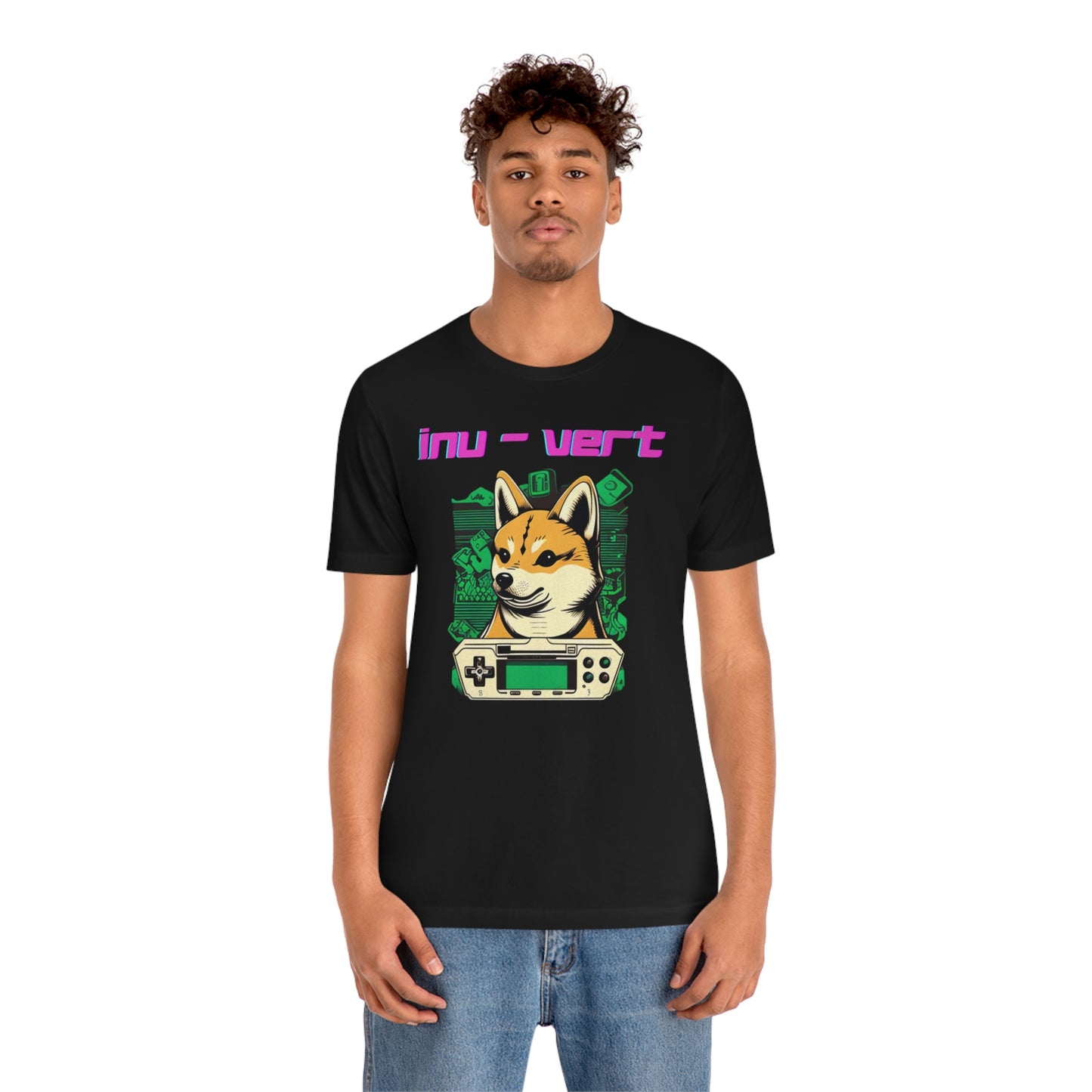 Inu - Vert Shiba Inu Funny Gamer Tshirt | Dog Owner Top