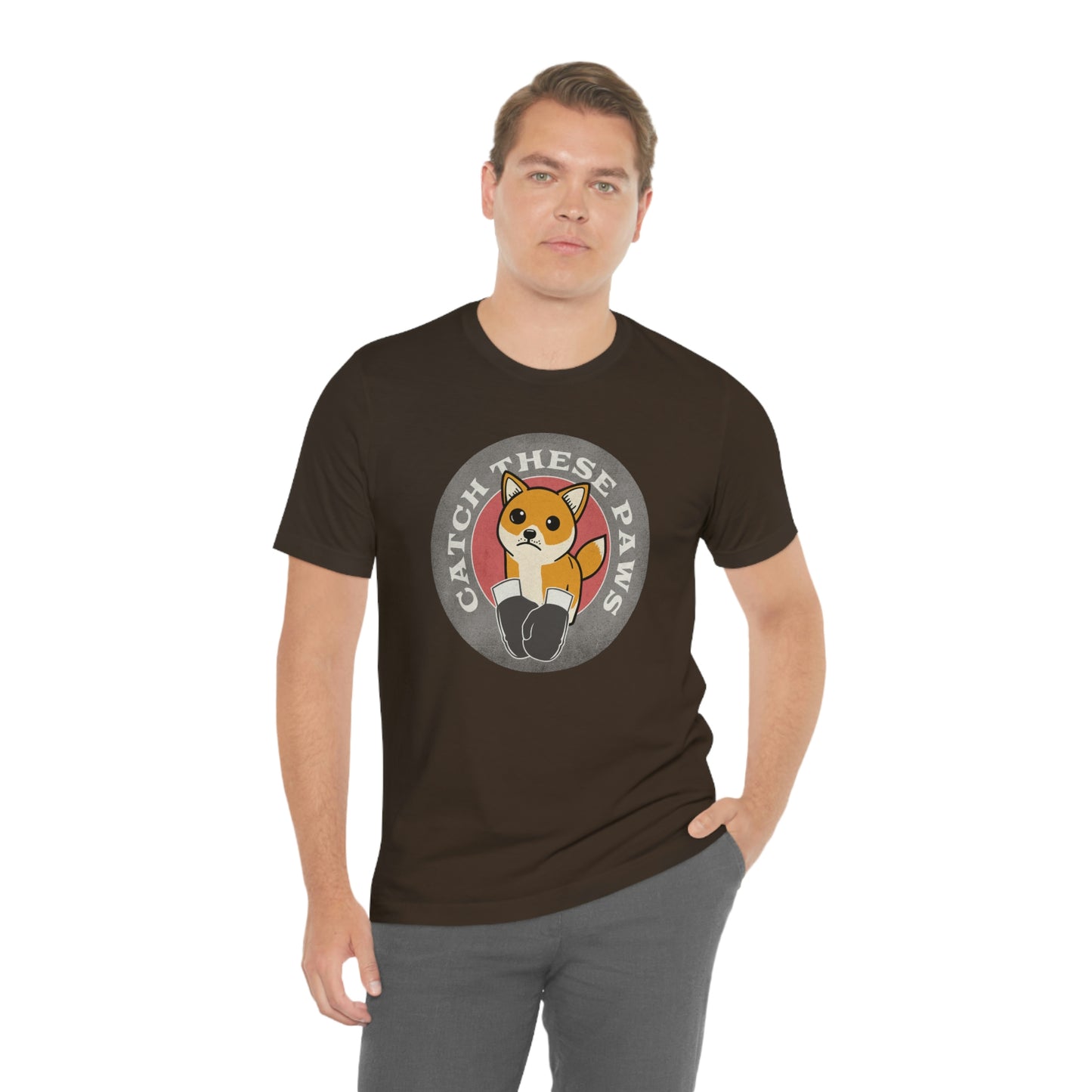 Catch These Paws: Shiba Inu Boxing Gloves Classic T-Shirt - Soft Cotton